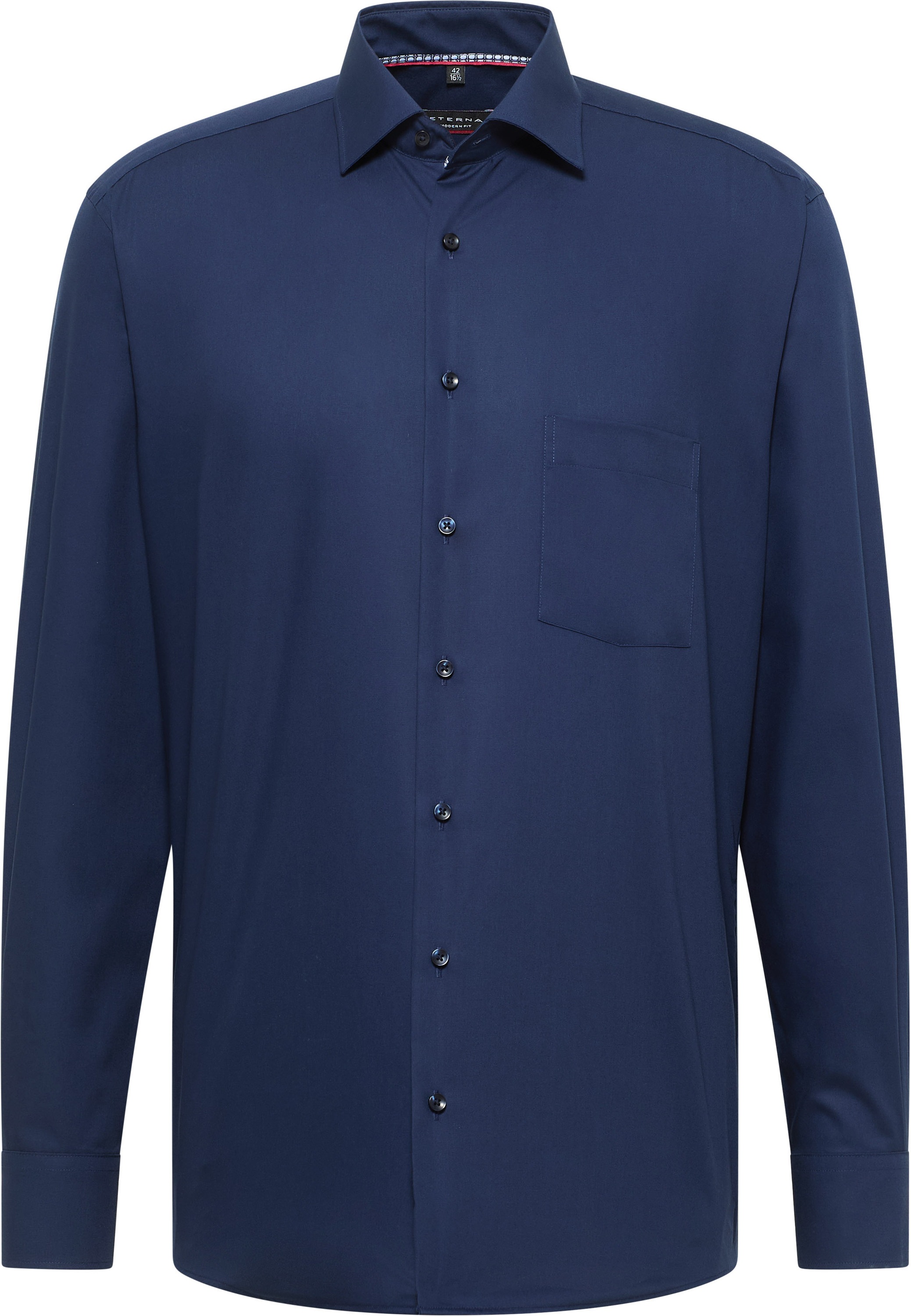 Eterna Langarmhemd, NON IRON (bügelfrei)