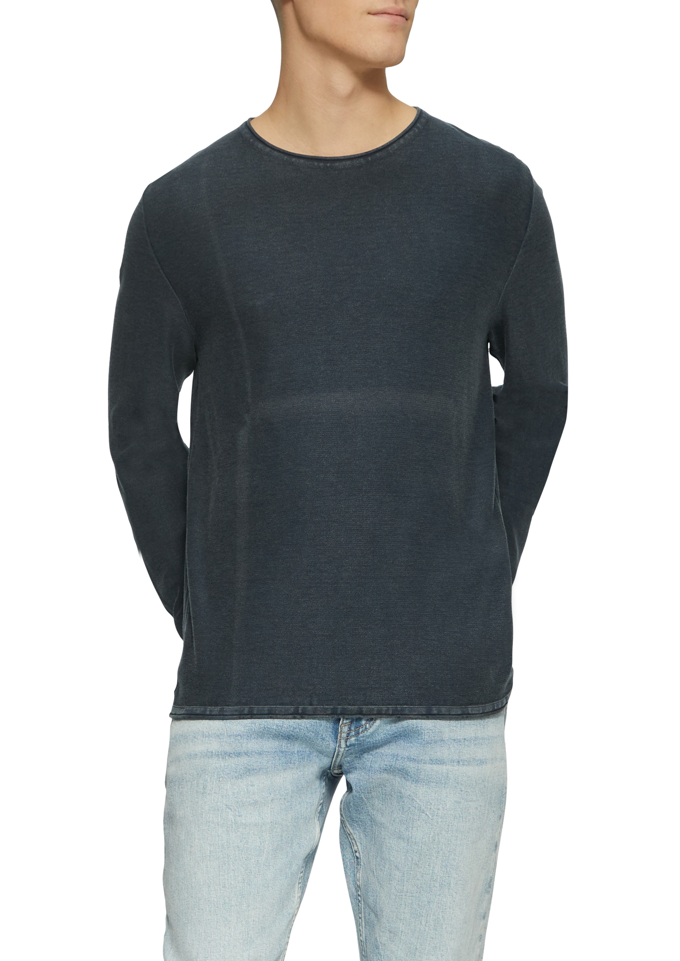 QS Strickpullover, mit Rollkante günstig online kaufen