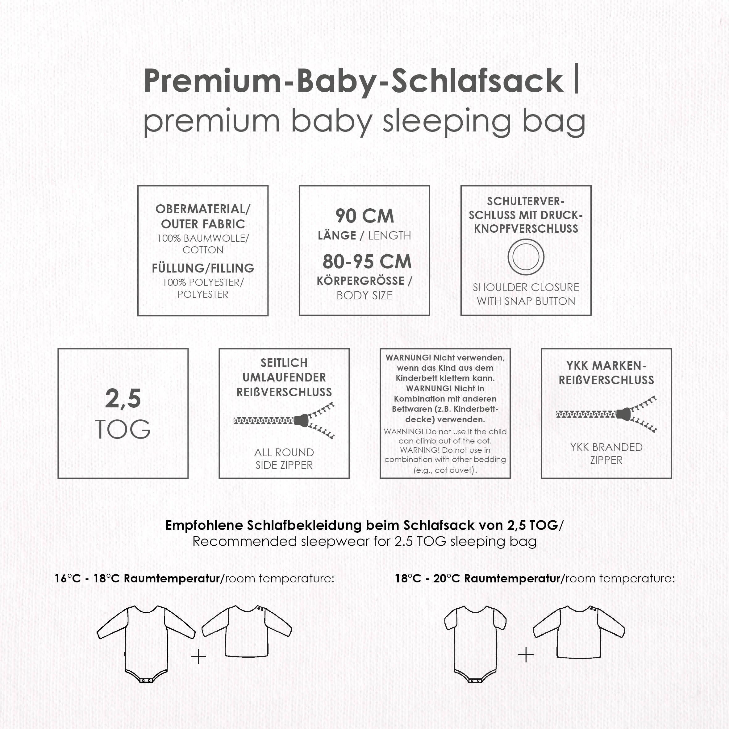 Baby Best Babyschlafsack »Woodland Crew Baby-Schlafsack 90cm«
