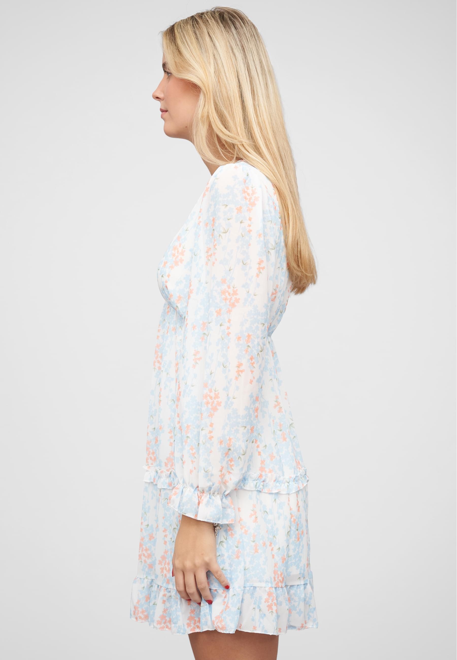 CLOUD 5IVE Shirtkleid »CLOUD 5IVE Cloud5ive V-Neck Bluse« 1 Stk. tlg.