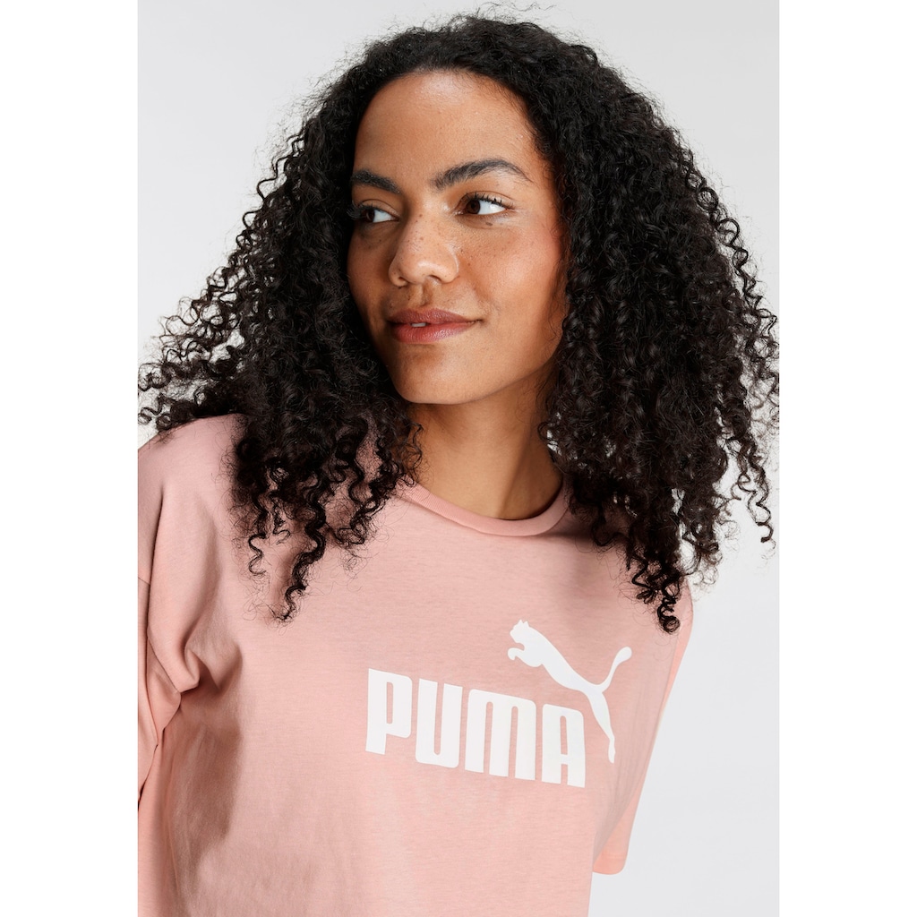 PUMA Crop-Top »ESS CROPPED LOGO TEE«