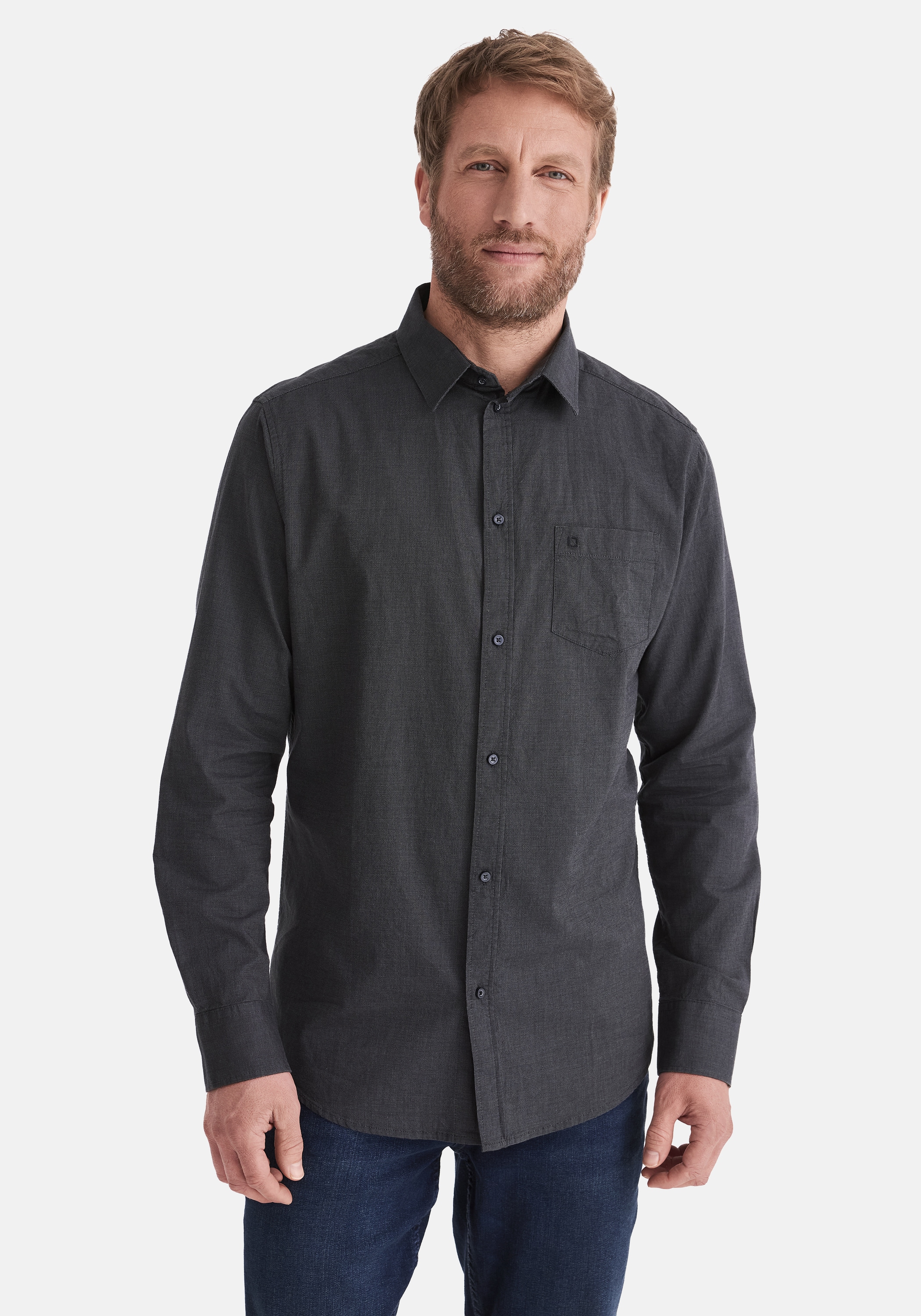 Stooker Men "HUGH Hemd Langarm Regular Fit" Langarm Hemd Regular Fit für Herren