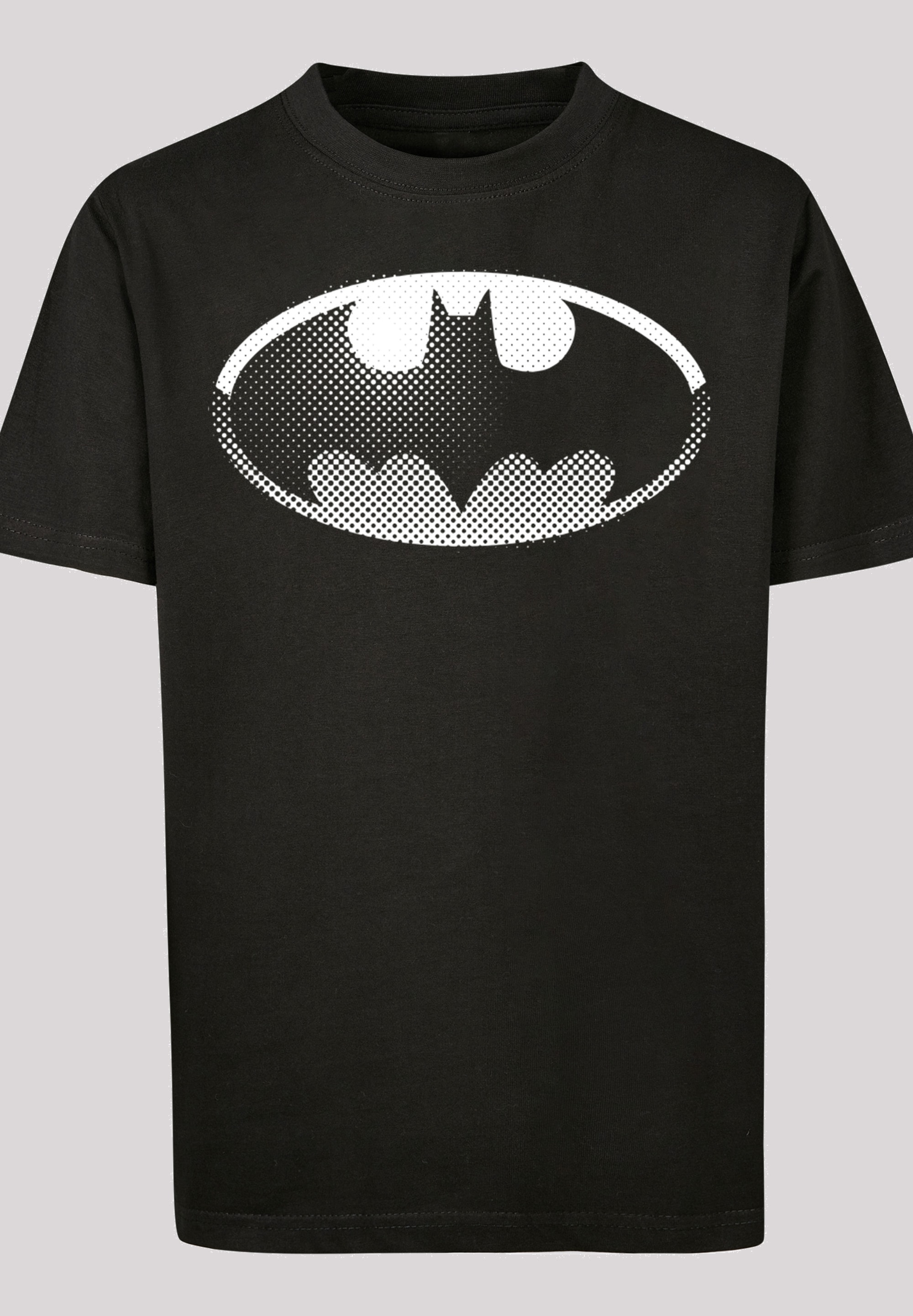F4NT4STIC Kurzarmshirt »F4NT4STIC Kinder Batman Spot Logo with Kids Basic Tee«, (1 tlg.)