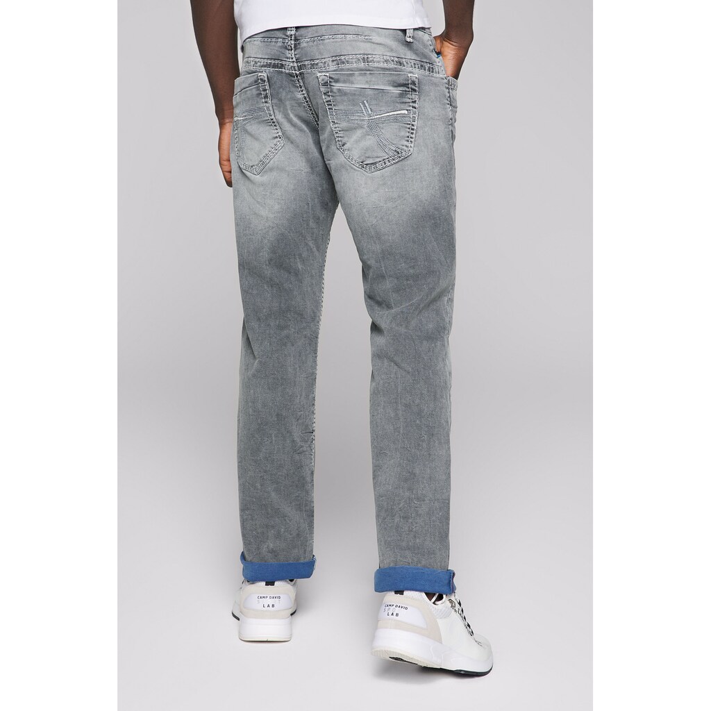 CAMP DAVID Comfort-fit-Jeans, mit zwei Leibhöhen