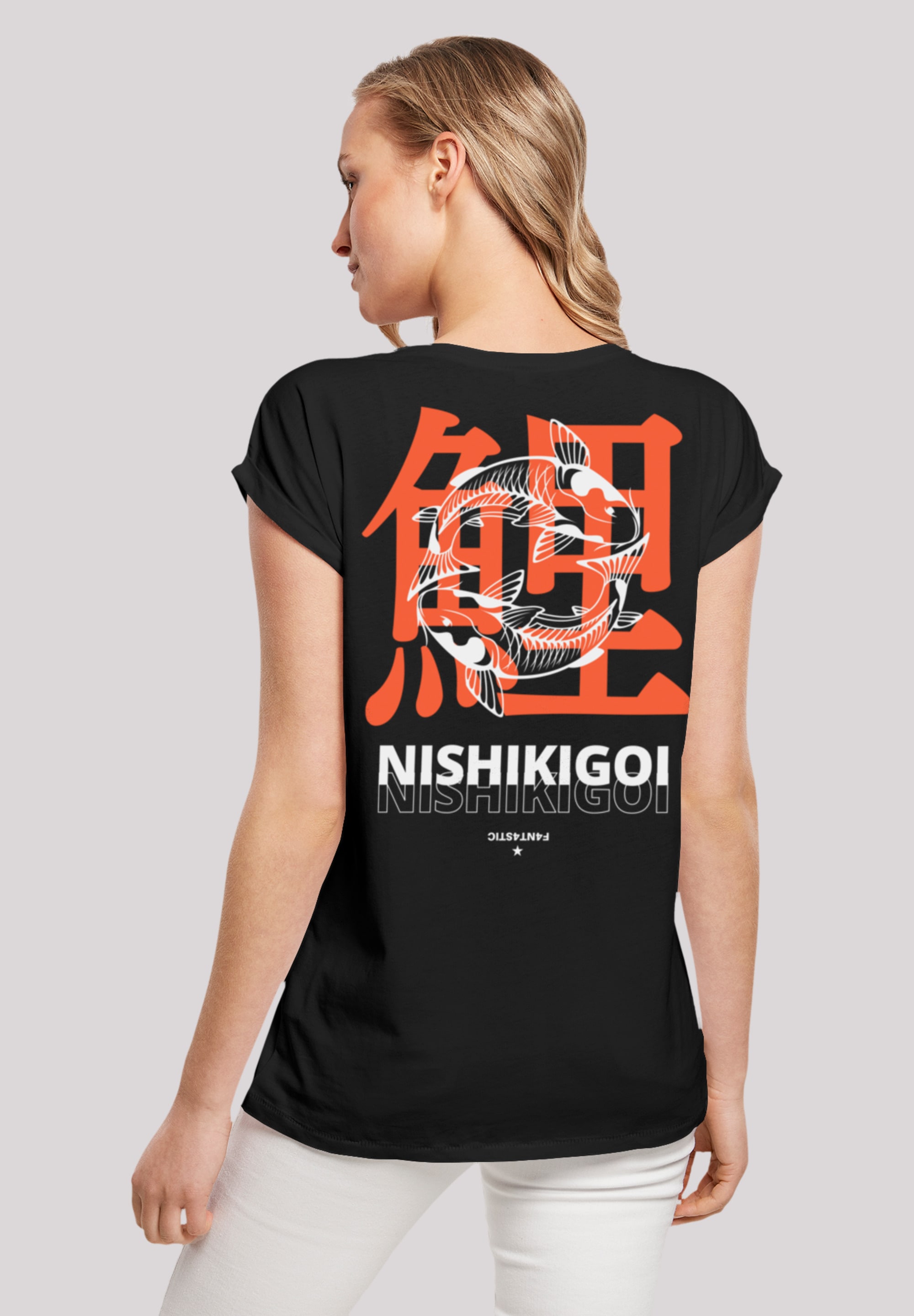 F4NT4STIC T-Shirt "Nishikigoi Koi Japan Grafik", Print