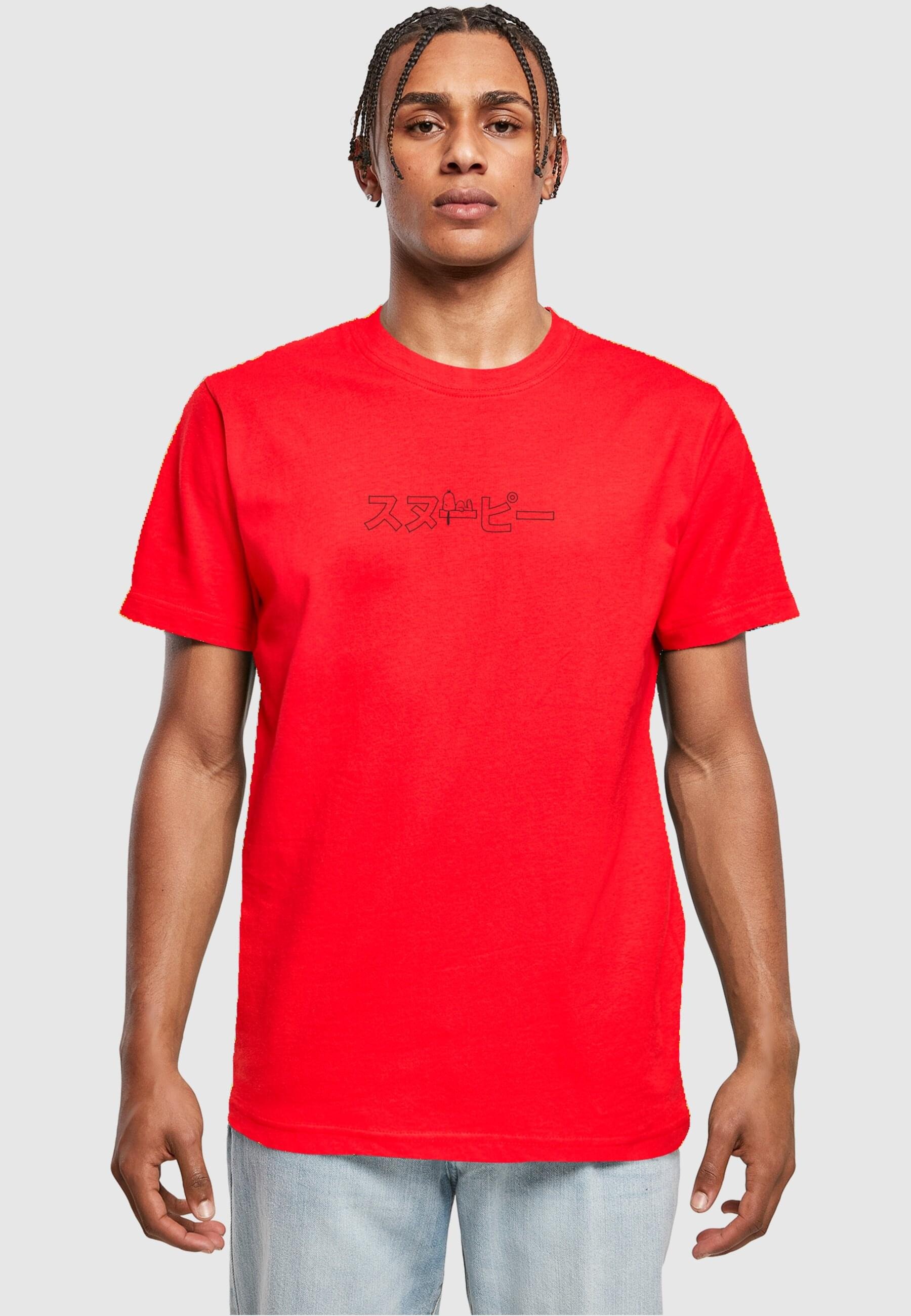 Merchcode T-Shirt »Merchcode Herren Peanuts - Snoopy relax T-Shirt Round Neck«, (1 tlg.)
