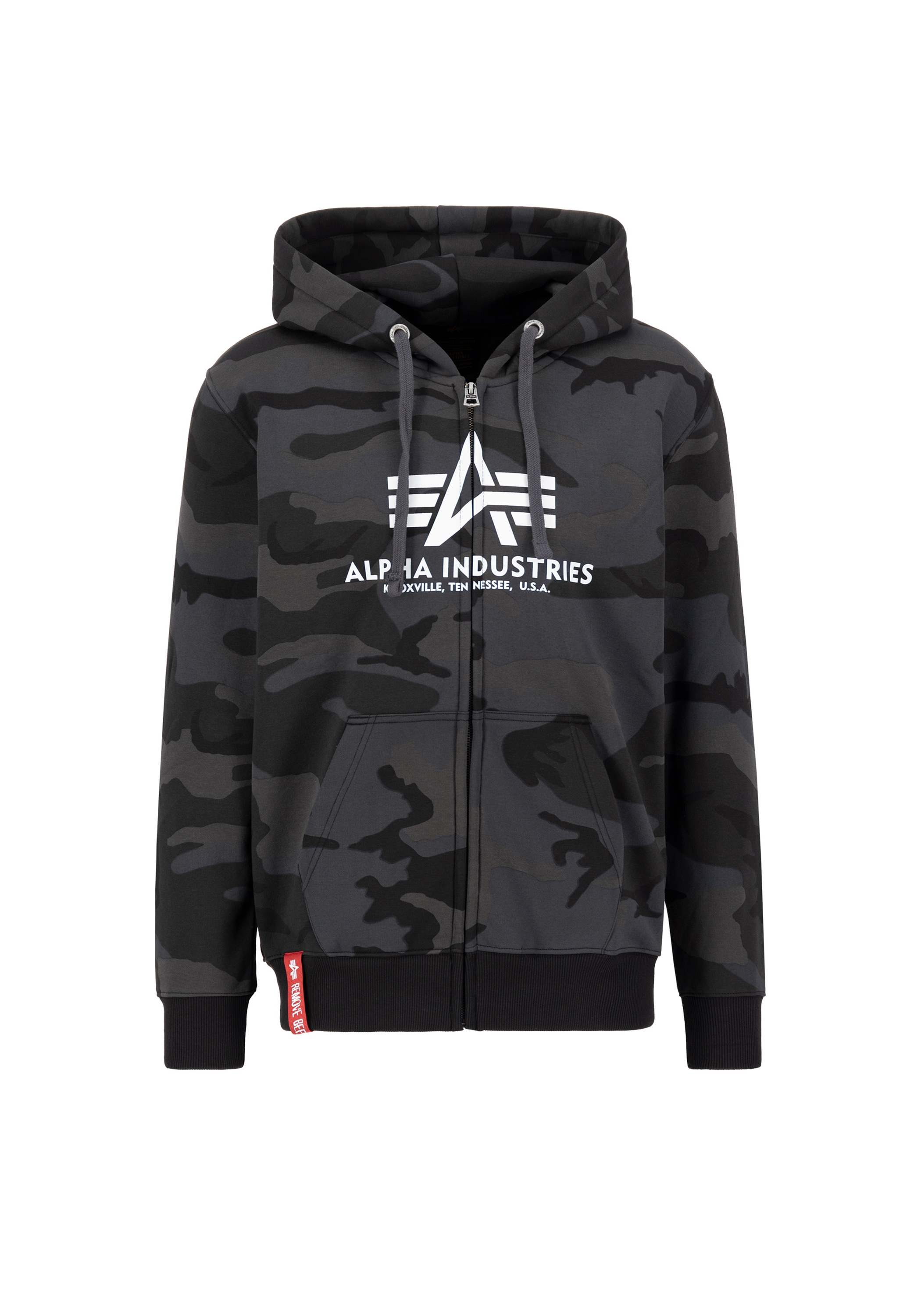 Alpha Industries Hoodie "Alpha Industries Men - Hoodies Basic Zip Hoodie Camo"