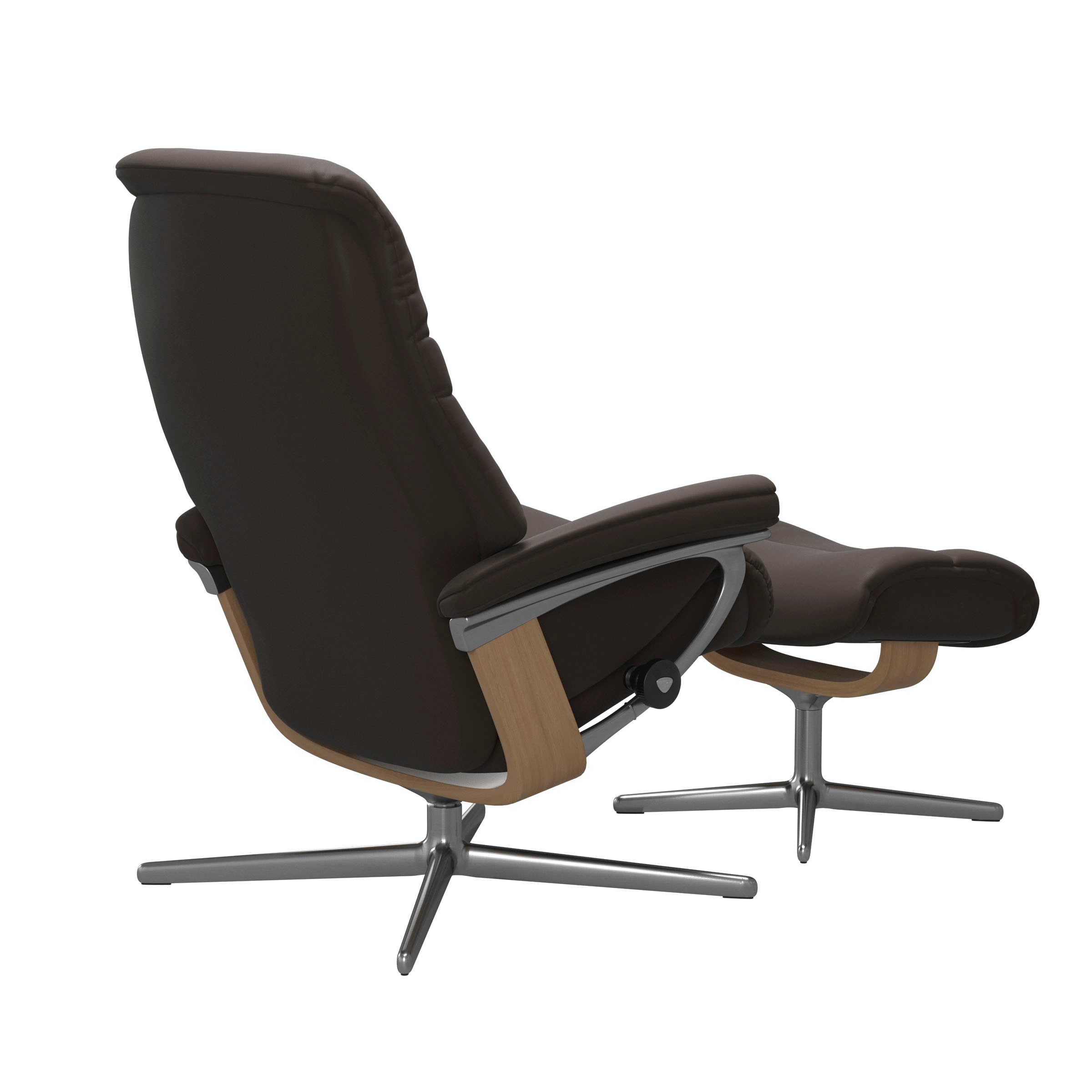 Stressless® Fußhocker »Sunrise«, mit Cross Base, Größe S, M & L, Holzakzent Eiche
