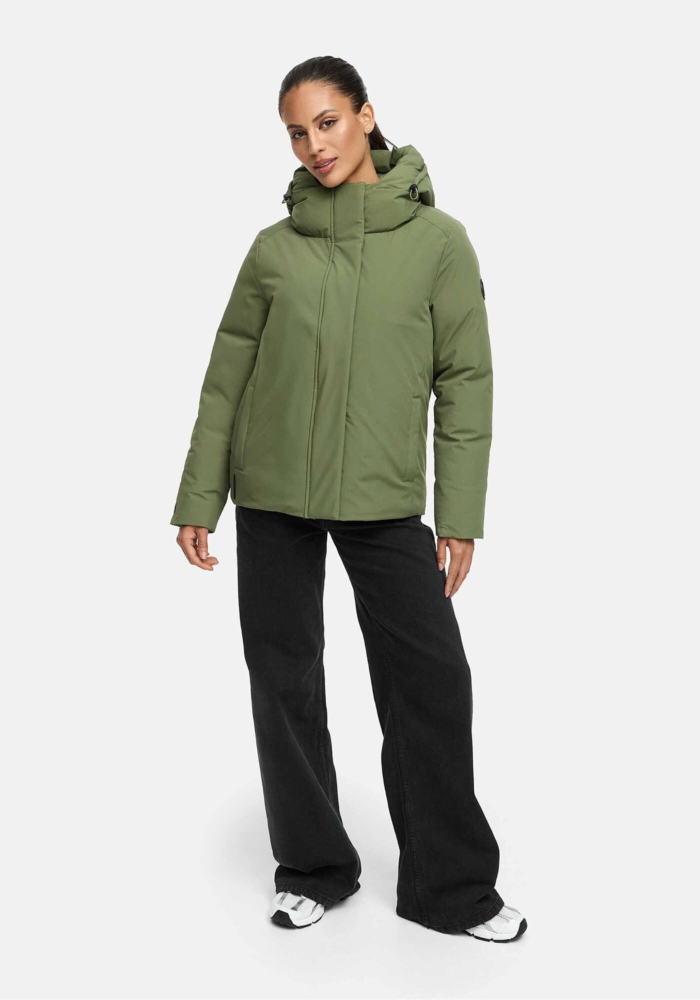 Thumbnail - Marikoo Winterjacke "Yeminaa" warm für den Winter - hinten länger geschnitten