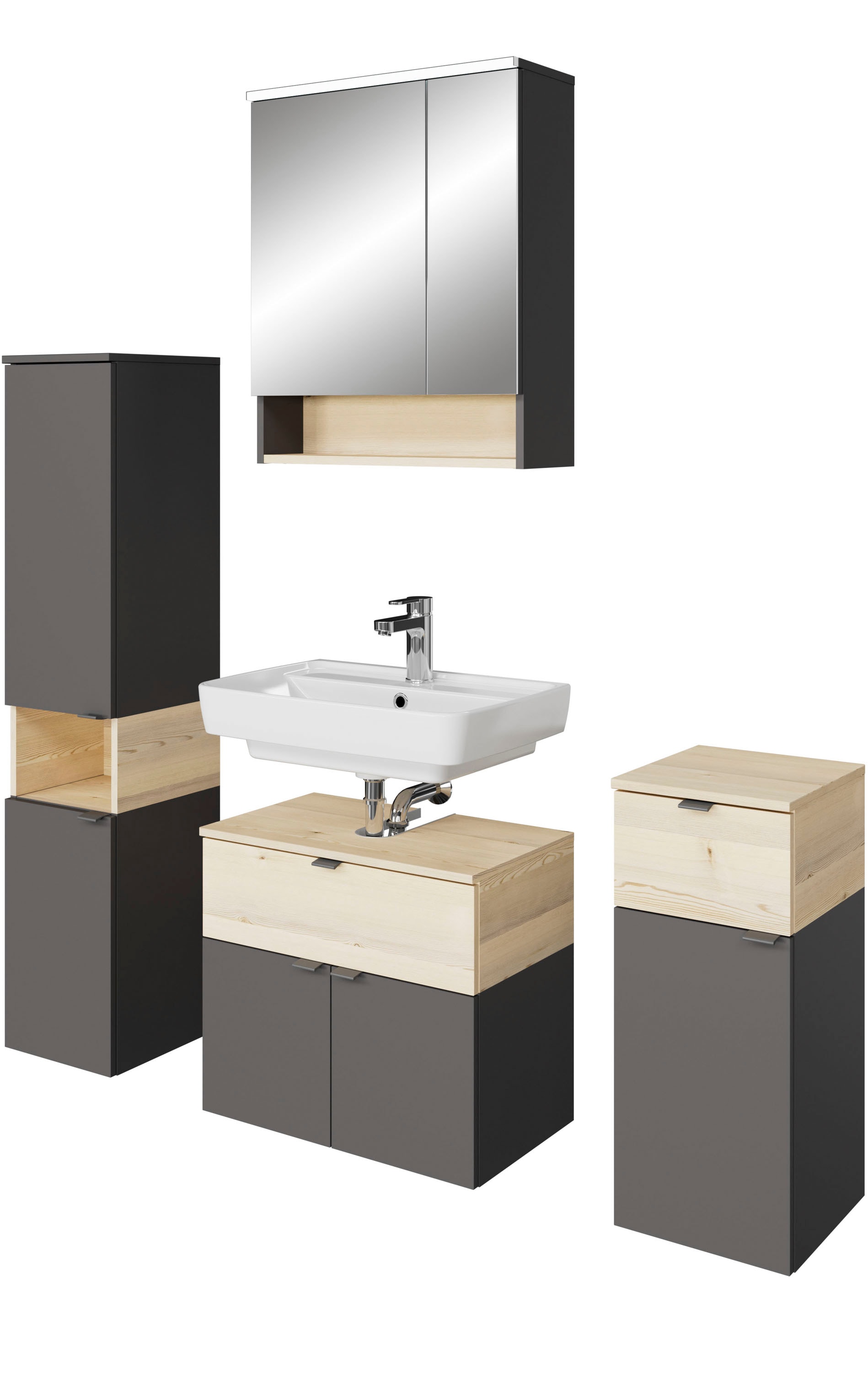 Saphir Badmöbel-Set "Quickset 394" Komplett-Set, 4 Stk. tlg. günstig online kaufen