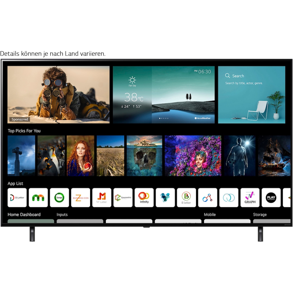 LG LCD-LED Fernseher »55NANO809PA«, 139 cm/55 Zoll, 4K Ultra HD, Smart-TV, Local Dimming-Sprachassistenten-HDR10 Pro