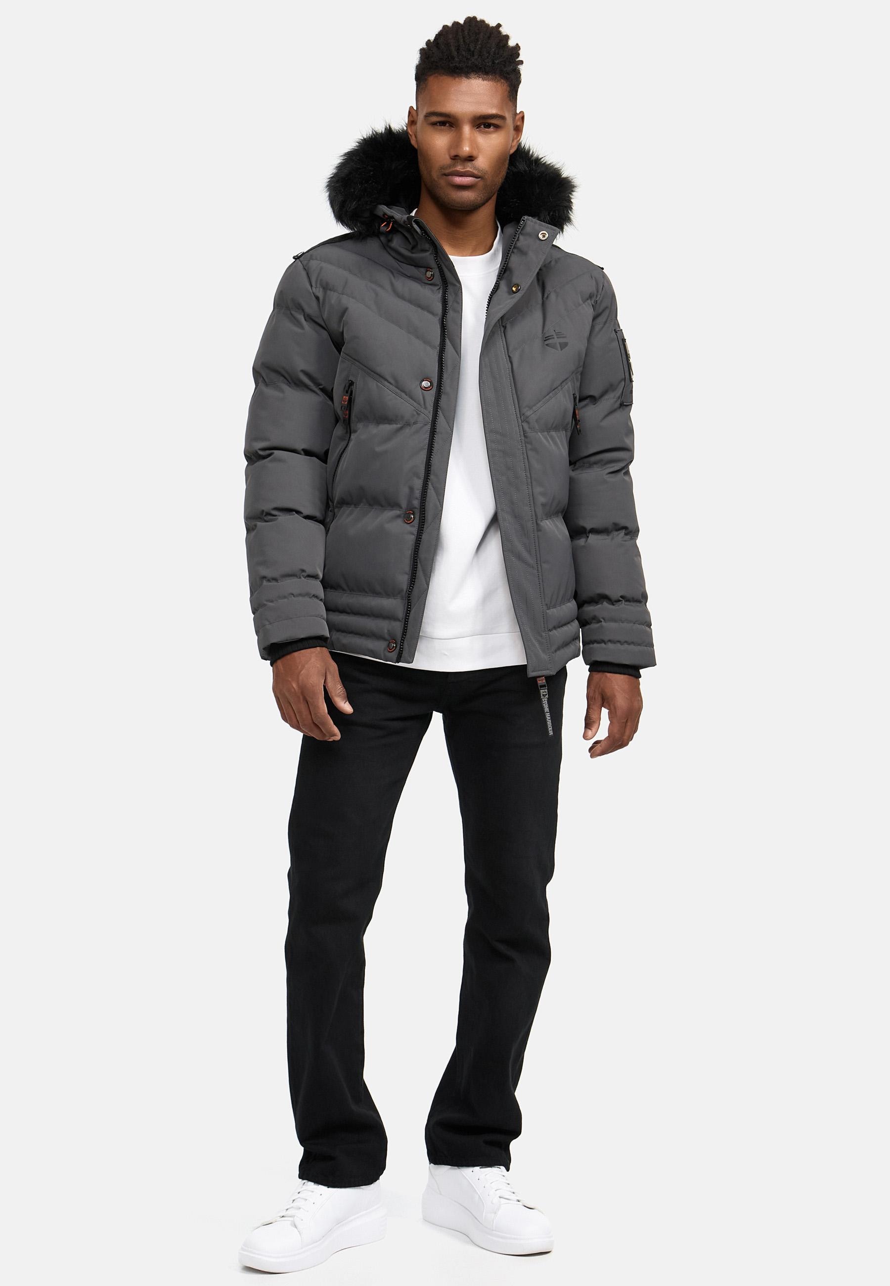 Stone Harbour Steppjacke »Romaan«, mit Kapuze, gesteppte Winterjacke mit Kapuze
