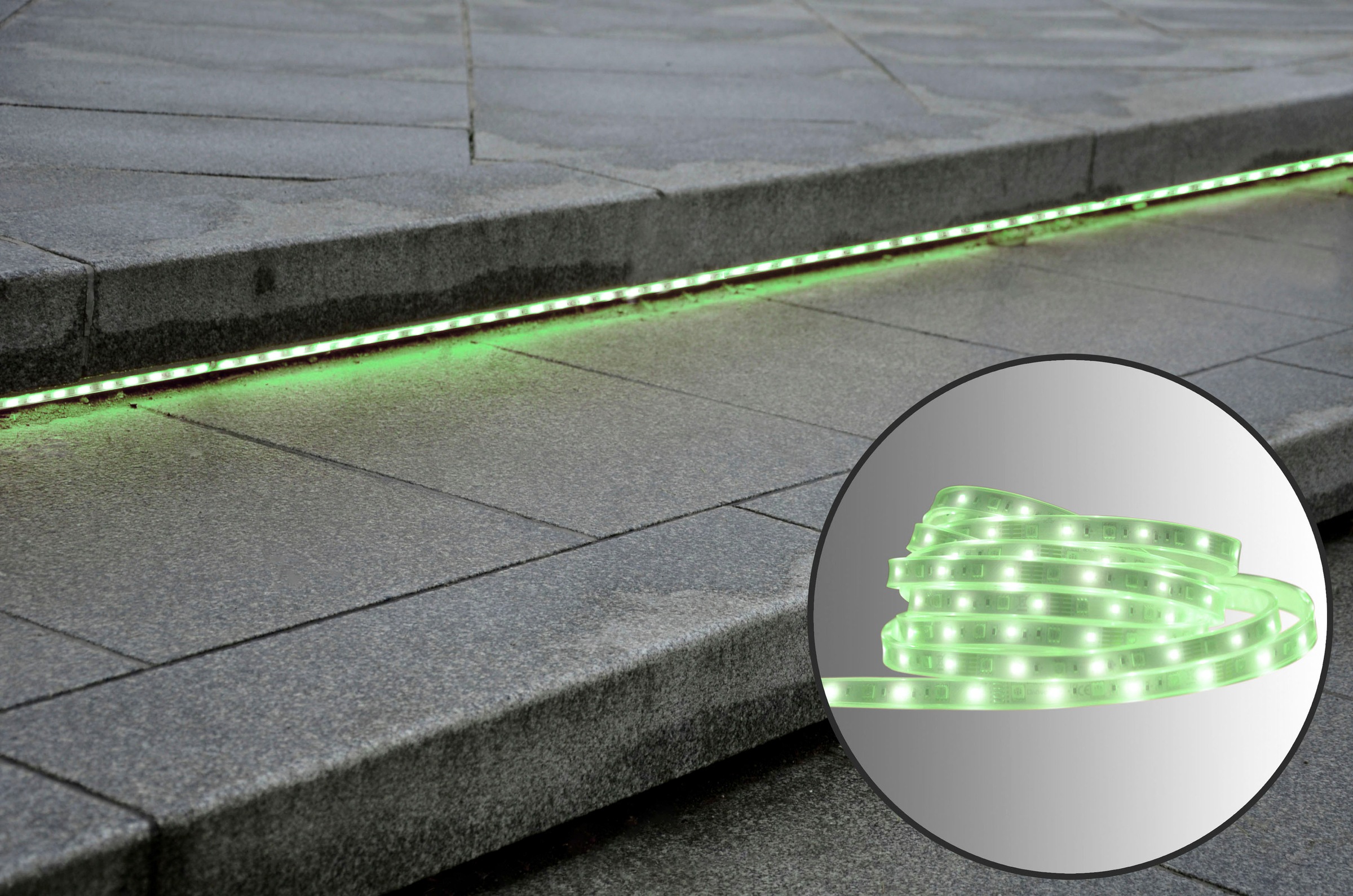 näve LED Stripe »Outdoor«, Farbwechsel, Dimmfunktion, Fernbedienung, Länge 1000cm, RGB, IP44
