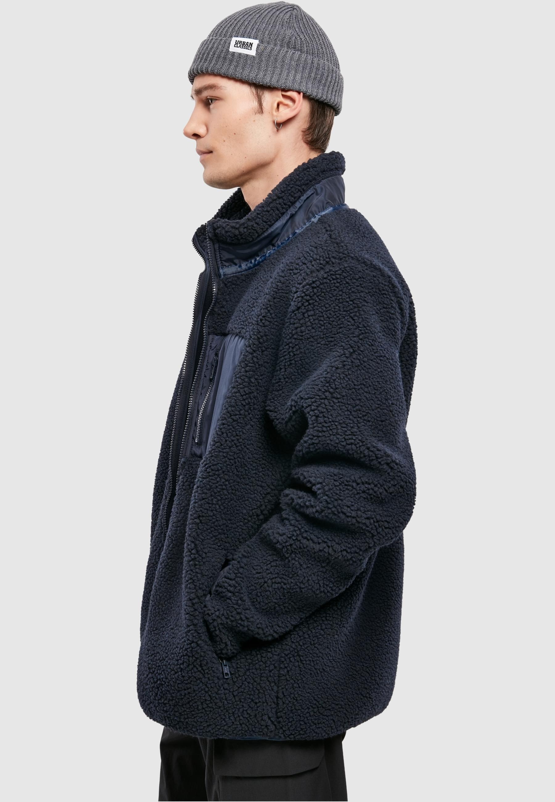 URBAN CLASSICS Winterjacke »Urban Classics Herren Sherpa Jacket«, (1 St.), ohne Kapuze