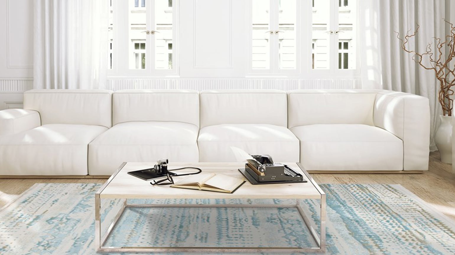 calo-deluxe Teppich »Texsa 355«, rechteckig, 15 mm Höhe, Vintage Design, Wohnzimmer