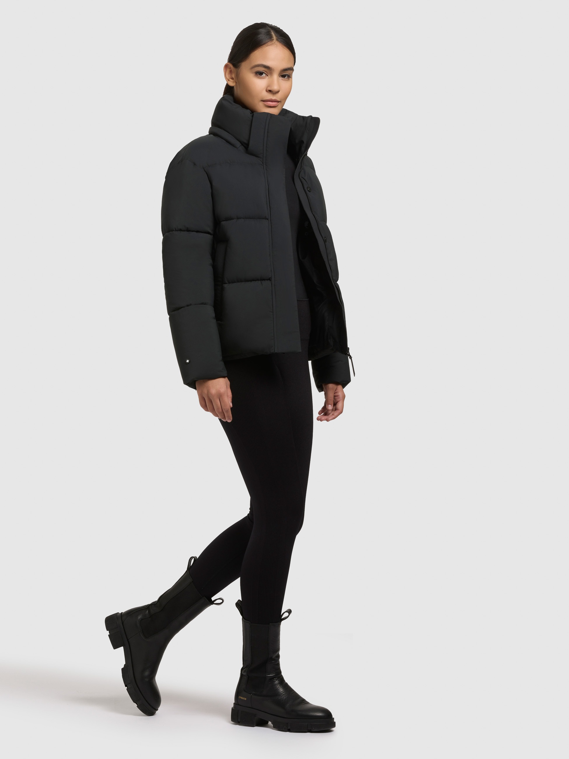 khujo Steppjacke »DEVINA2 MATT« mit Kapuze