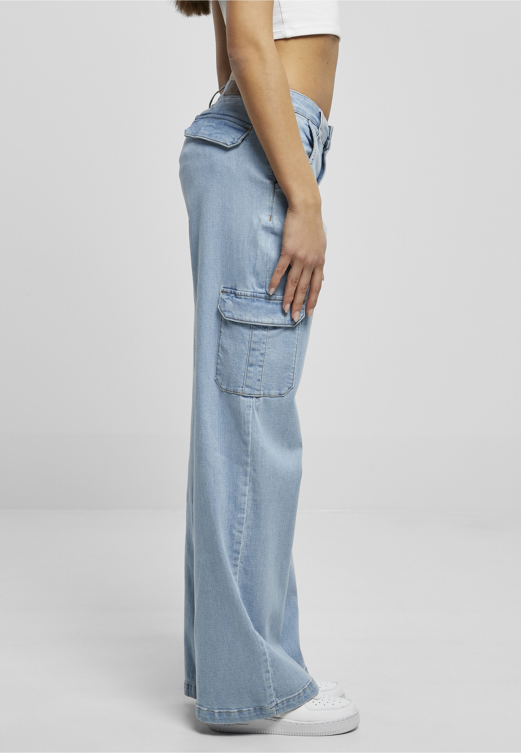 URBAN CLASSICS Stoffhose »Urban Classics Damen«