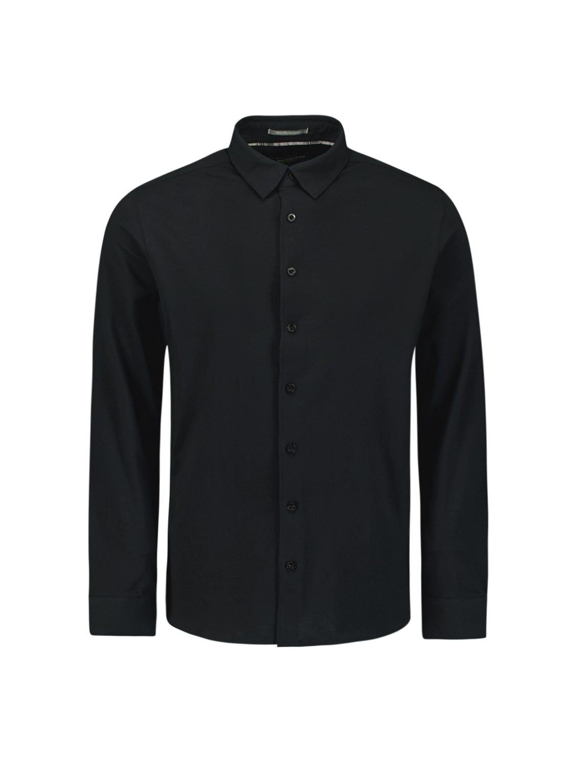 NO EXCESS Langarmhemd »No Excess Piqué-Hemd von Timeless Basics«