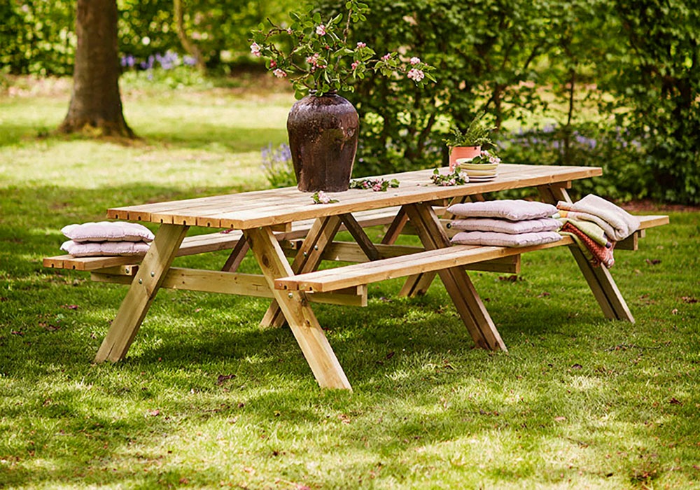 PLUS Garten-Essgruppe "Kombimöbel, TOPSELLER", (1 tlg.), 300x155x71/45 cm, günstig online kaufen