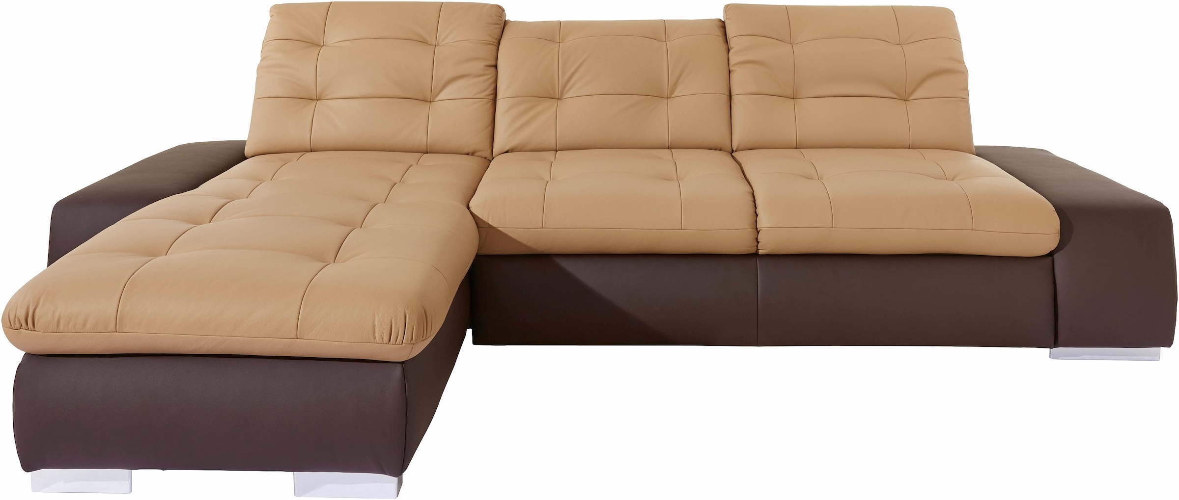 sit&more Ecksofa "Palomino L-Form", wahlweise XL oder XXL und mit Bettfunktion