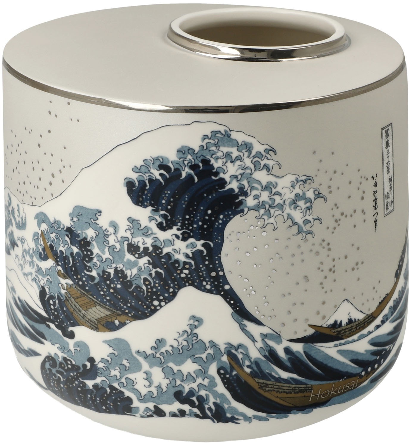 Thumbnail - Goebel Tischvase "Vase Hokusai- Die Große Welle"