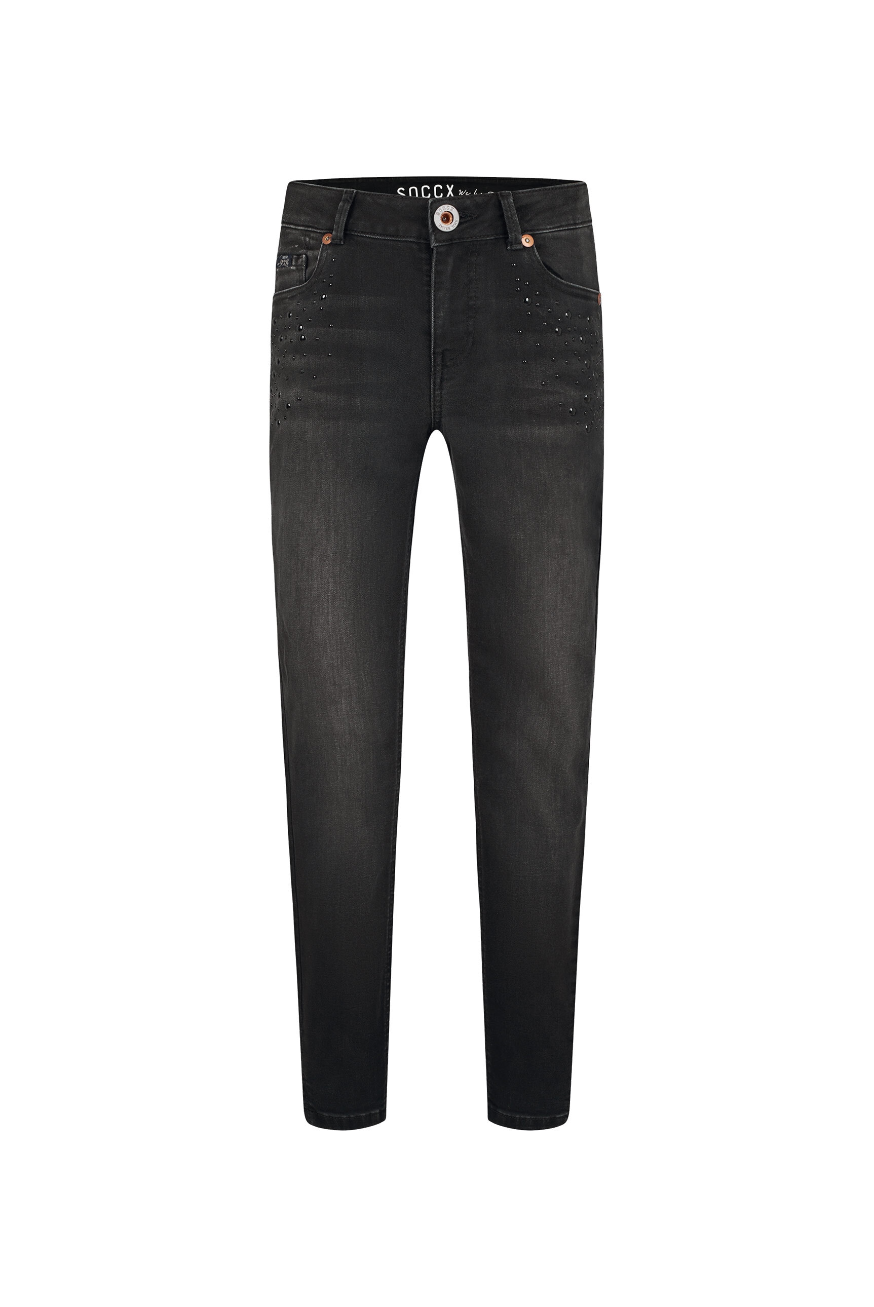 SOCCX Slim-fit-Jeans mit normaler Leibhöhe