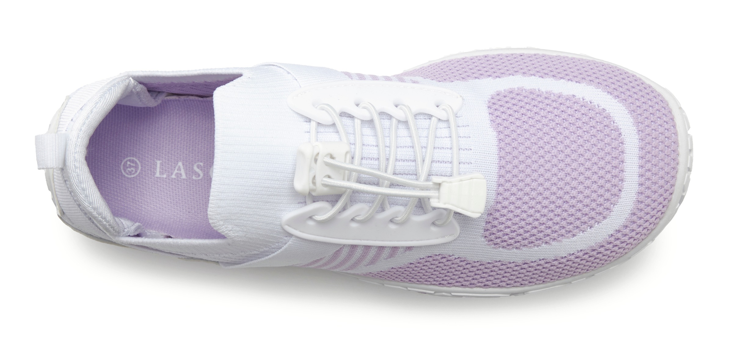 LASCANA Slip-On Sneaker Blanc/Lilas 41 3