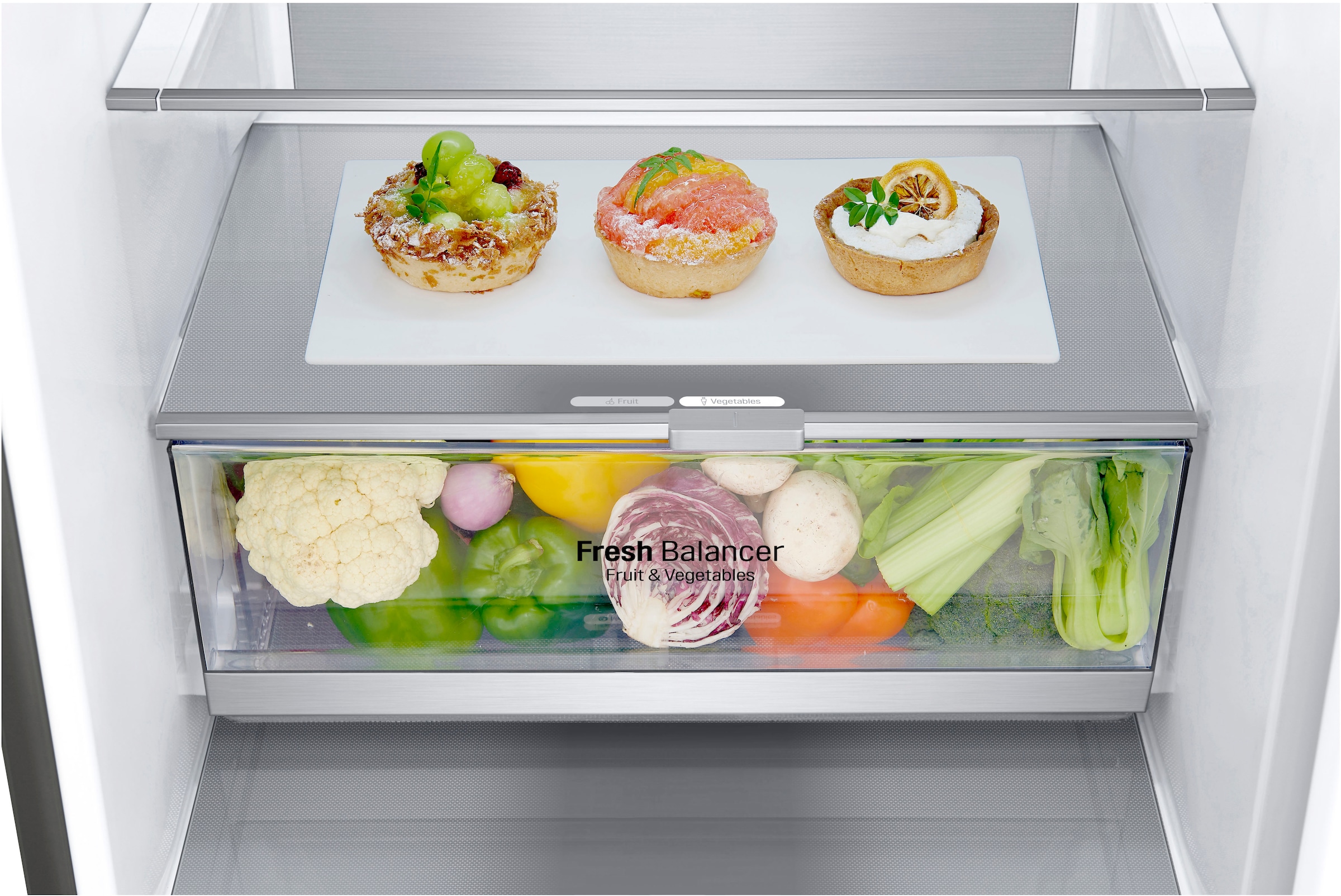 LG Kühl-/Gefrierkombination, GBB72PZECN1, 203 cm hoch, 59,5 cm breit