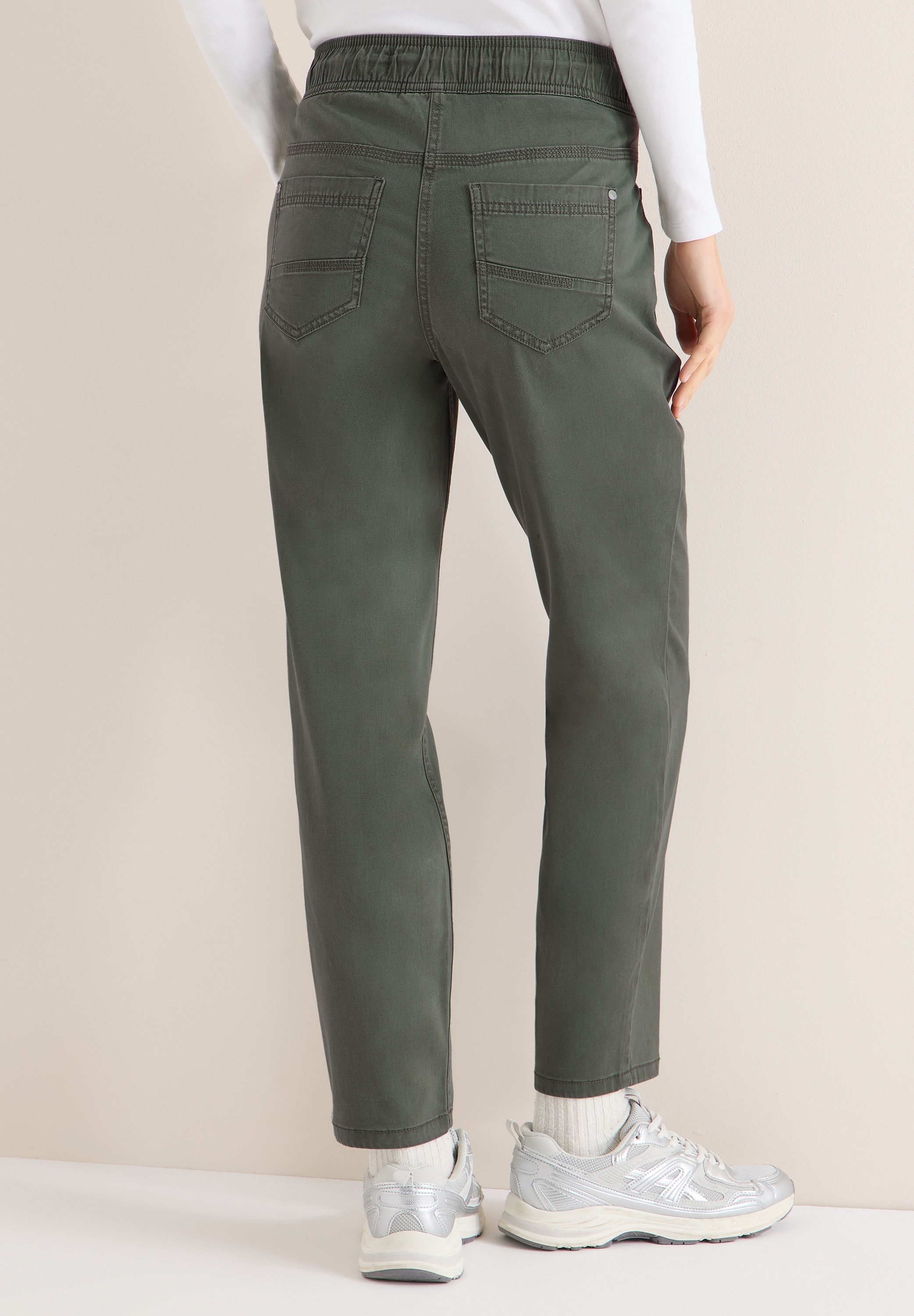 Cecil Stoffhose Middle Waist günstig online kaufen