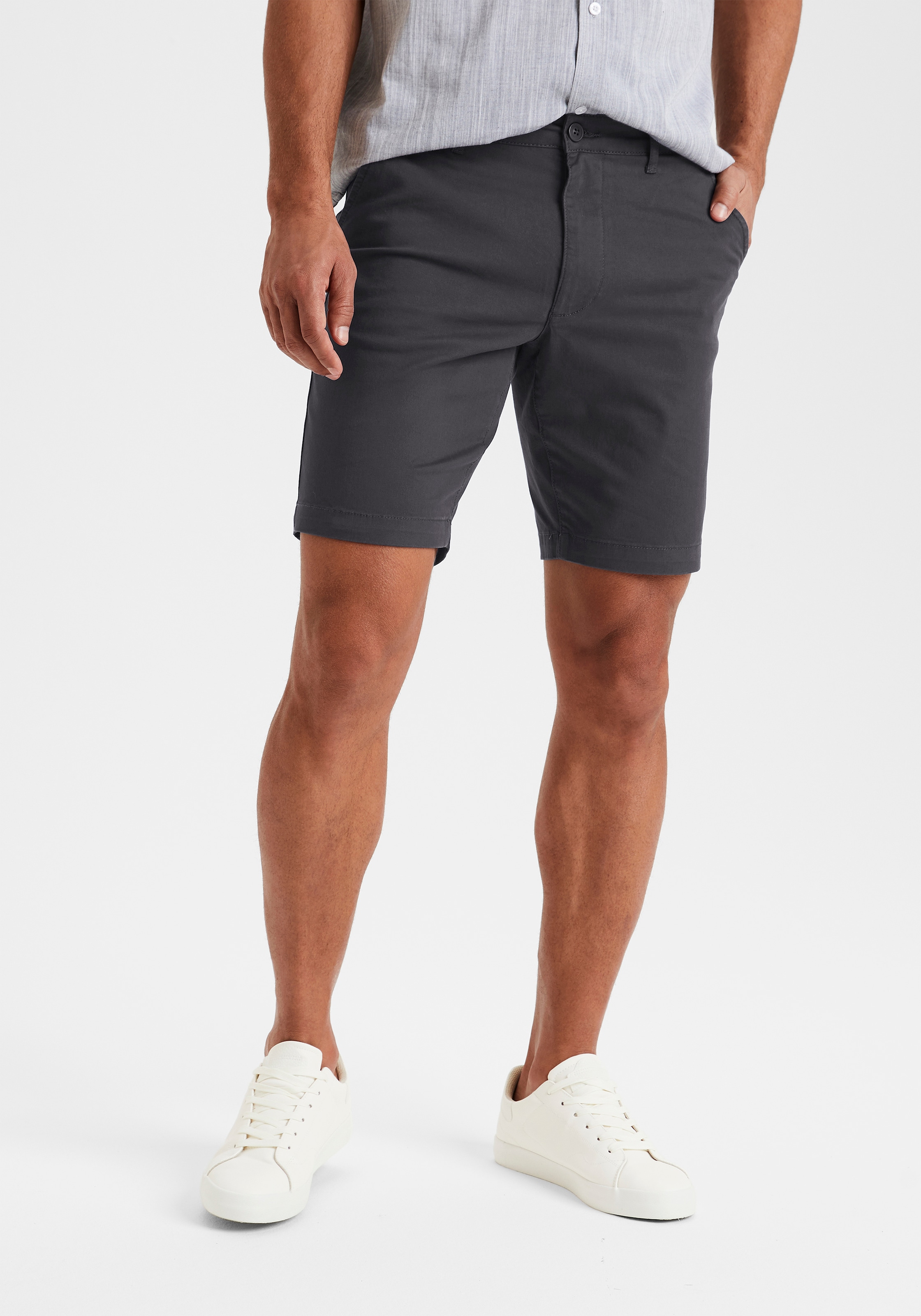 Chinoshorts »regular-fit«, Shorts aus elastischer Baumwoll-Qualität