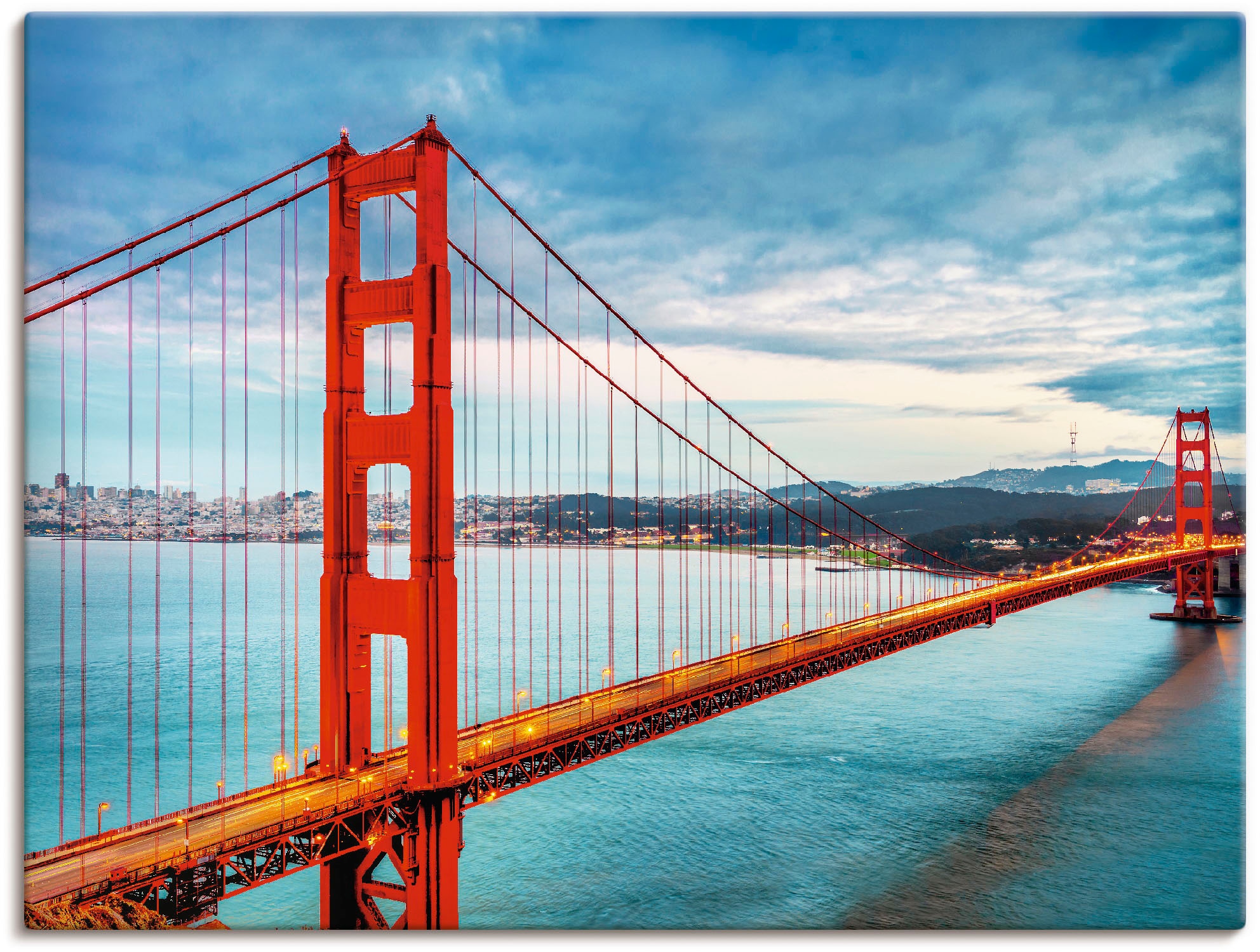 Artland Paveikslas »Golden Gate Bridge« Brücke...