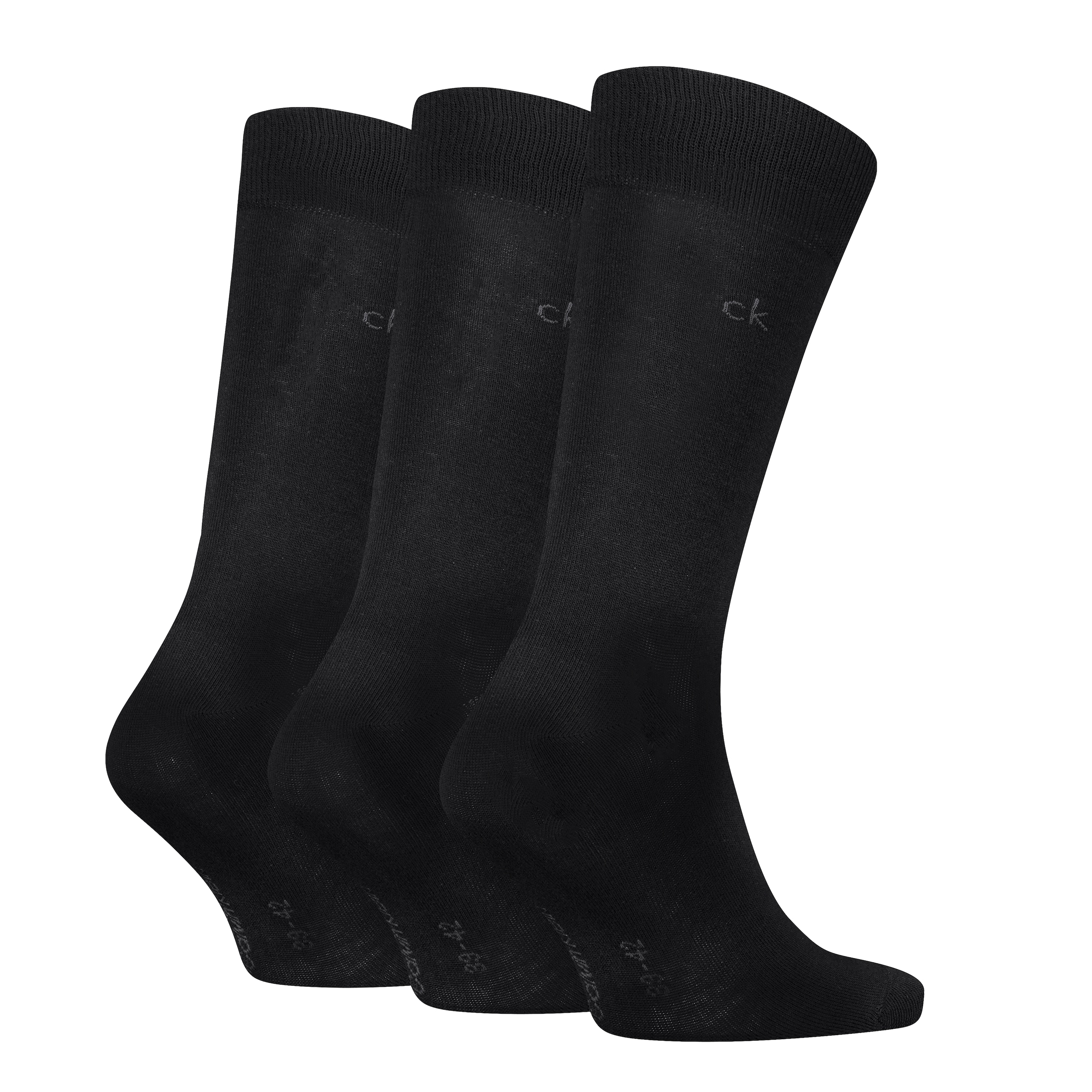 Calvin Klein Socken »CK MEN SOCK« 3 Paar,  uni, Cotton-Mix, breiter Bund