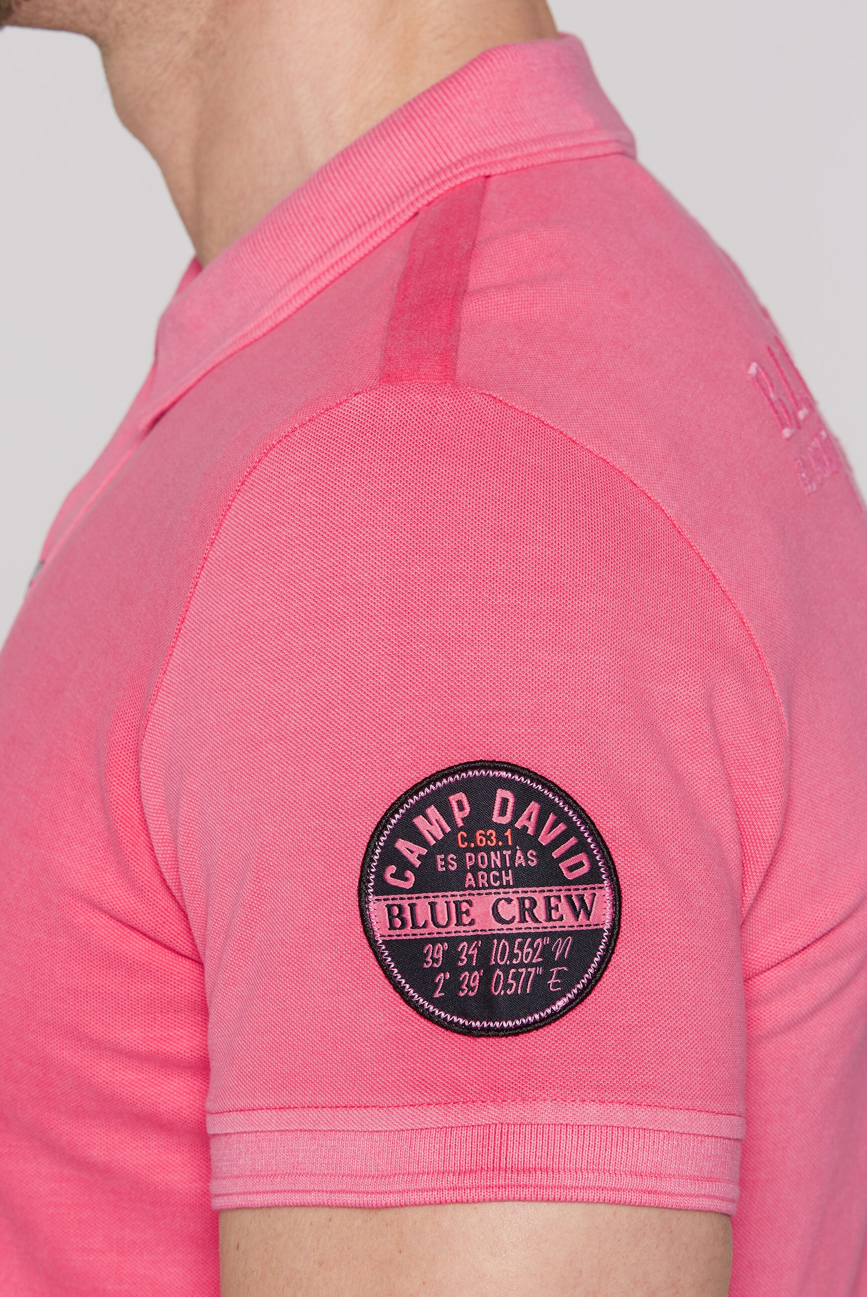 CAMP DAVID Poloshirt, aus Baumwolle