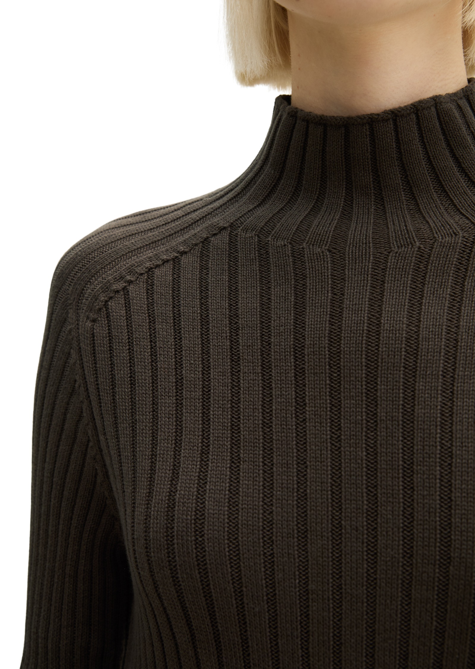 Marc O'Polo Stehkragenpullover »aus Heavy Weight Cotton«