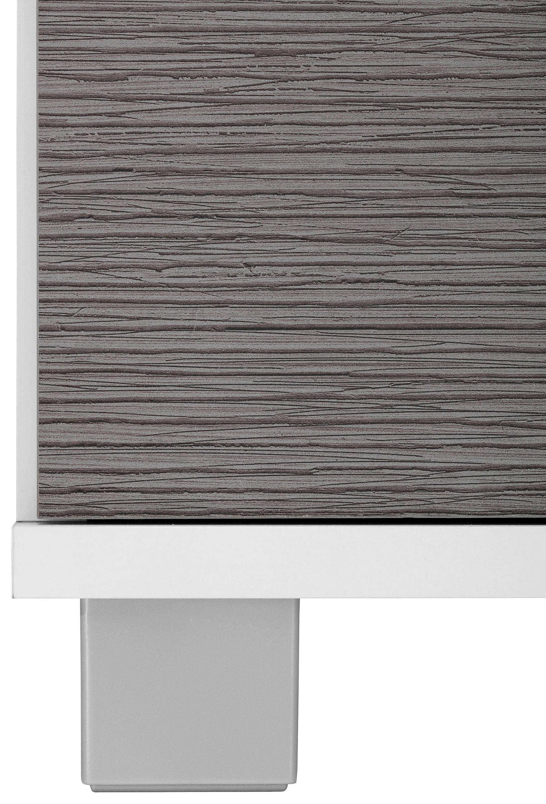 Schildmeyer Midischrank »Emmi in verschiedenen Farben«, Höhe 110,5 cm, Metallgriff, mit 2 praktischen offenen Fächern