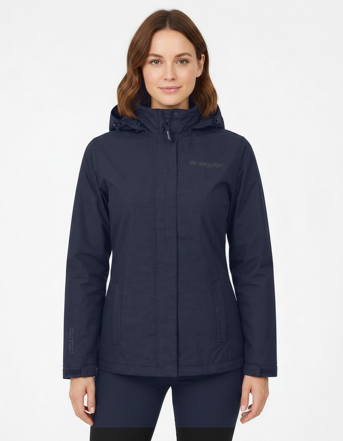 DEPROC Active Outdoorjacke "LAVAL II WOMEN" mit Kapuze auch in Großen Größen erhältlich
