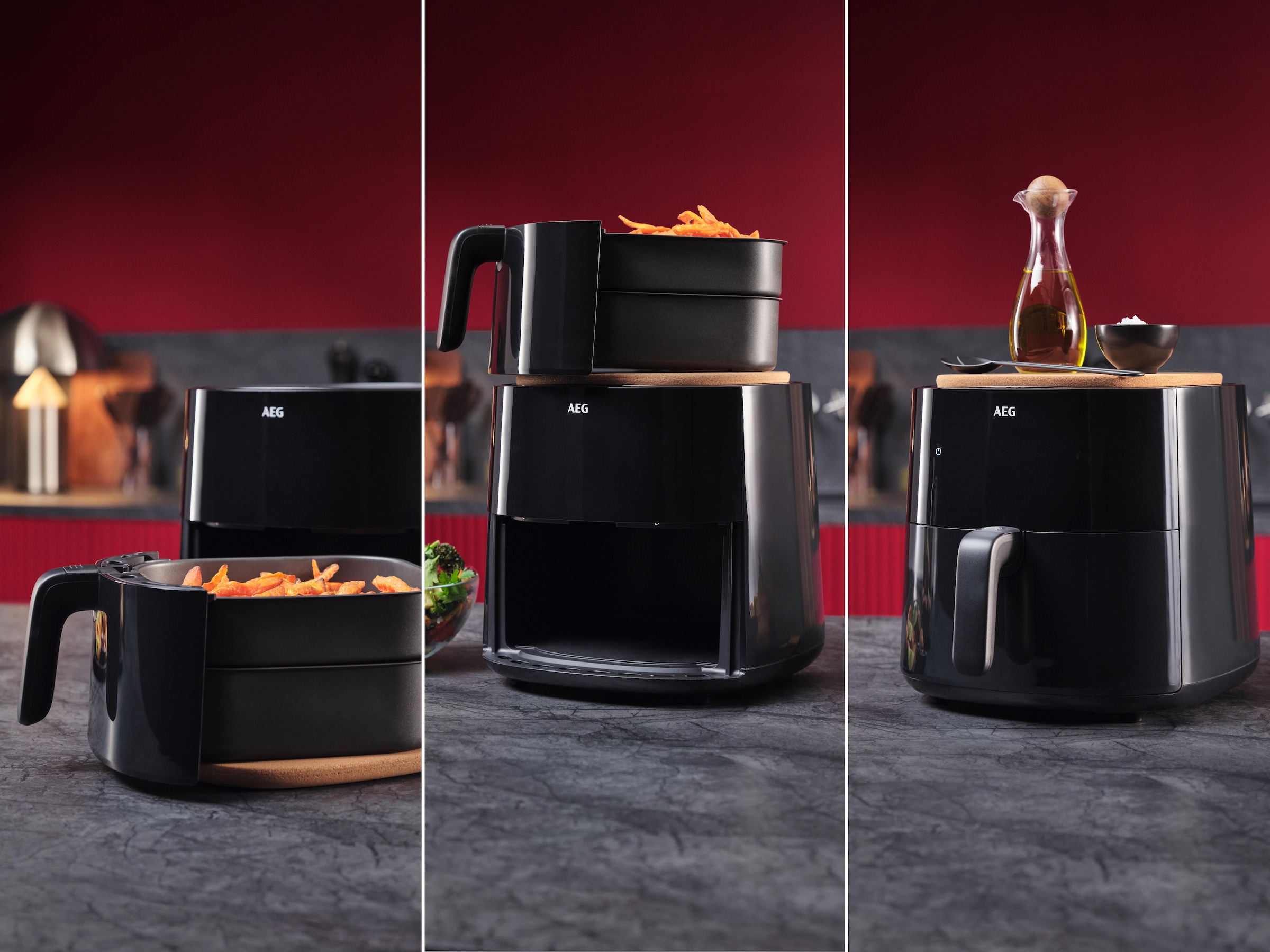 AEG Heißluftfritteuse »7000 (AAF7B)«, 1800 W