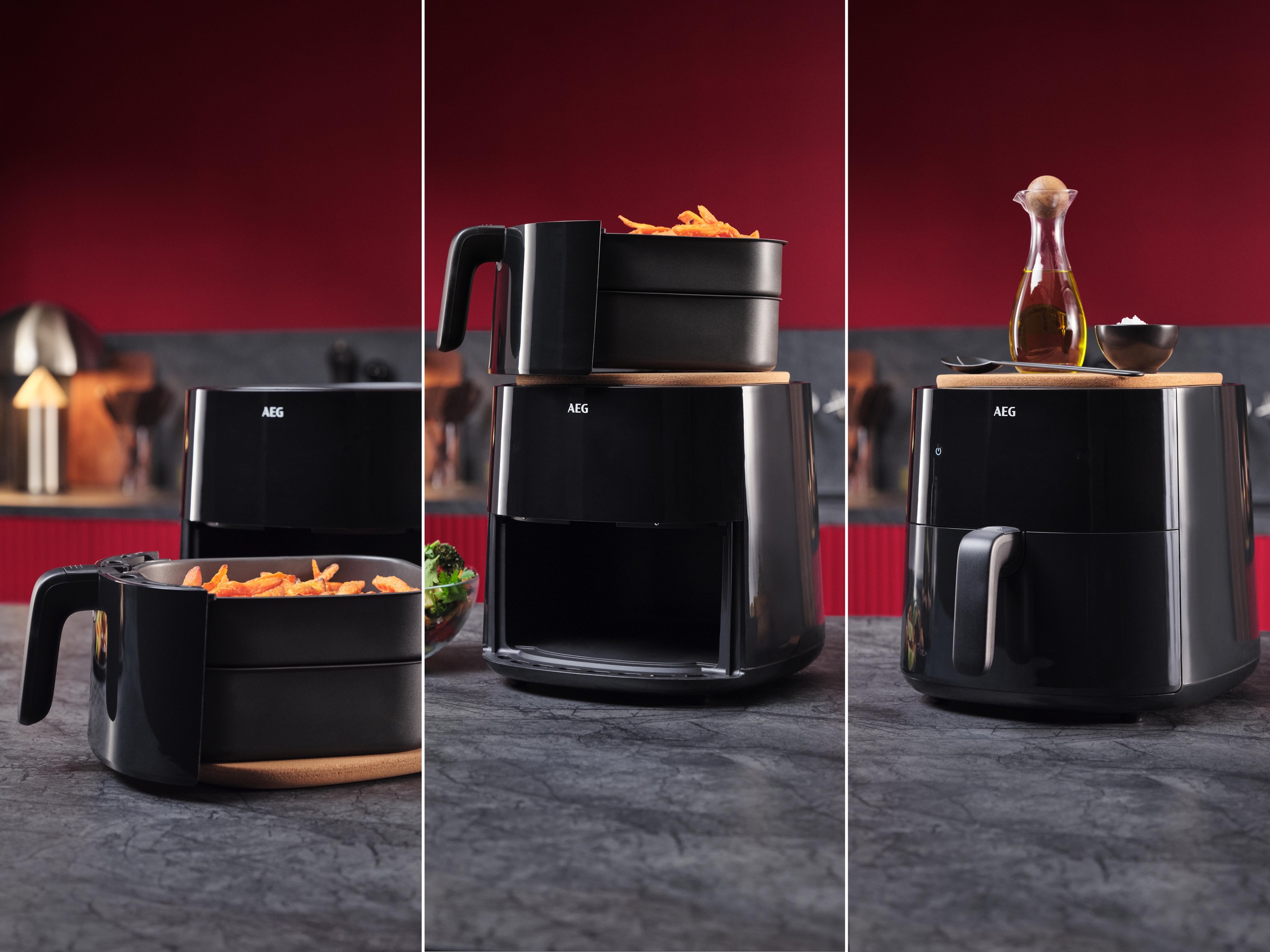 AEG Heißluftfritteuse "7000 (AAF7B)" 1800 W günstig online kaufen