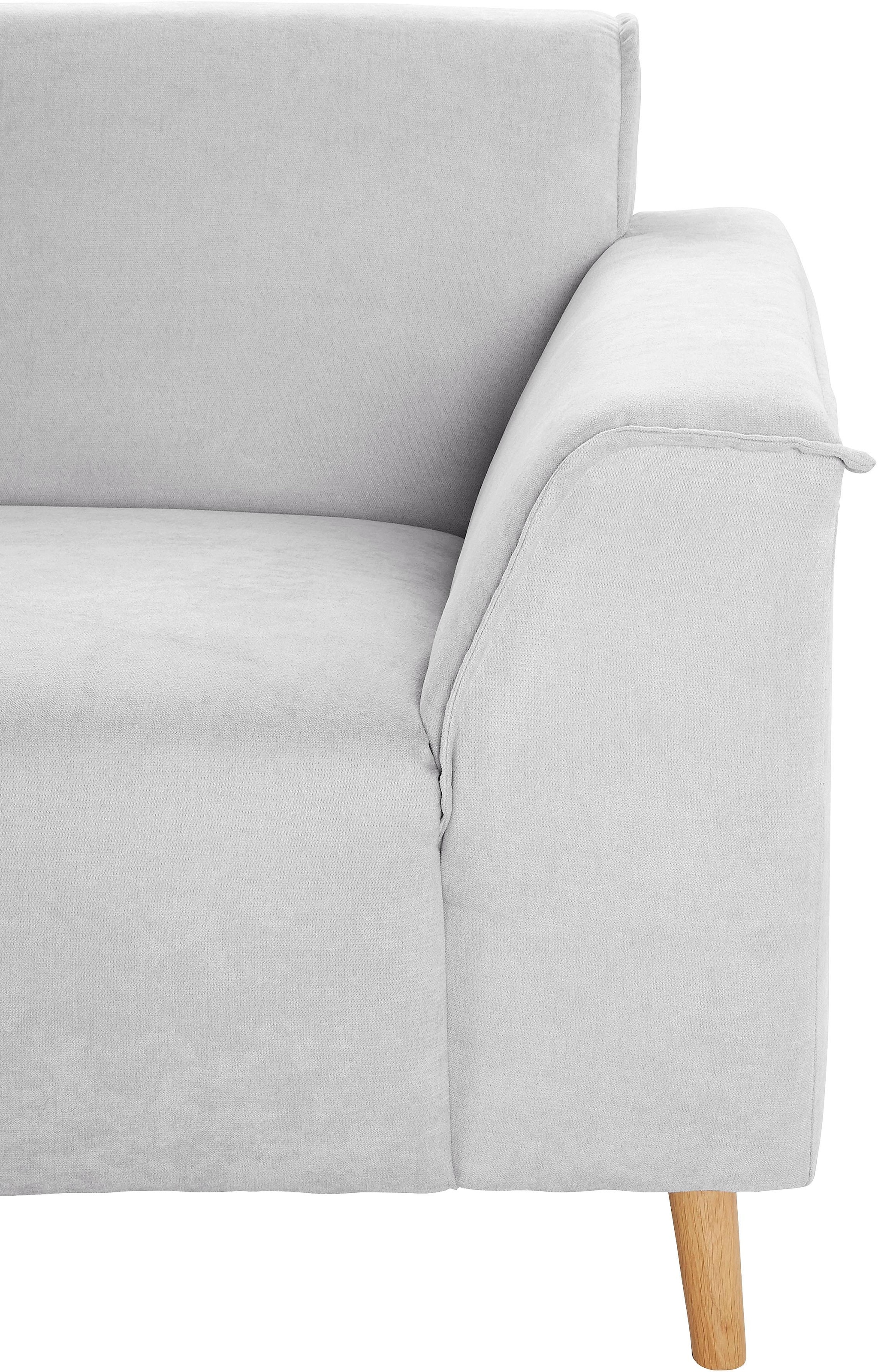 Home affaire 2-Sitzer »Janek Scandic Design, elegant und zeitlos« mit Federkern und Keder in scandinavischem Design