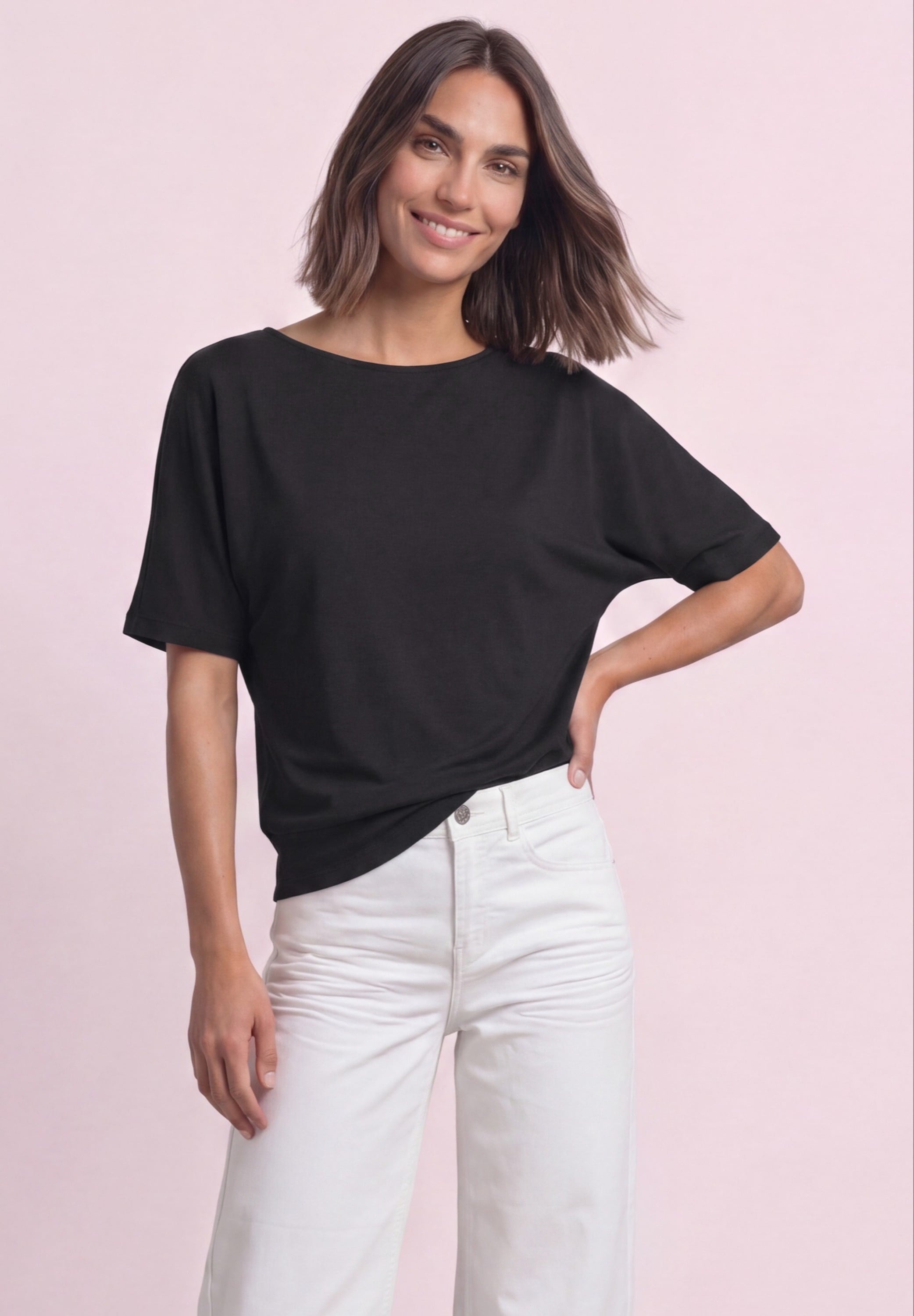 STREET ONE T-Shirt im soften Baumwoll-Mix