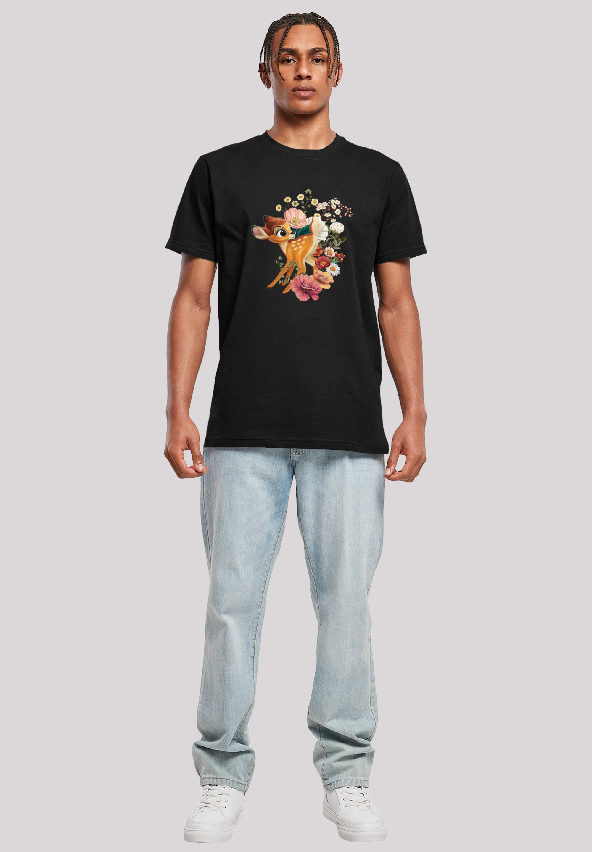 F4NT4STIC T-Shirt »Disney Bambi Meadow«, Herren,Premium Merch,Regular-Fit,Basic,Bedruckt