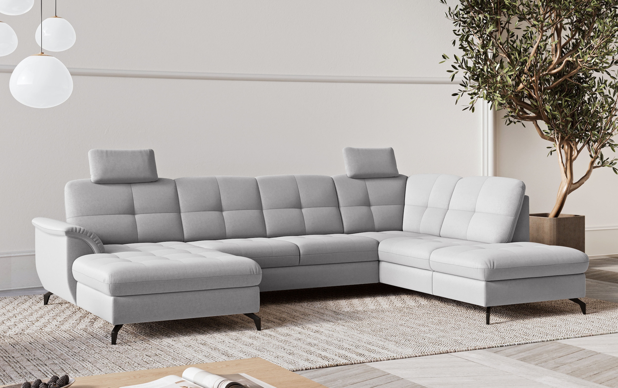 sit&more Wohnlandschaft "Zora" wahlweise mit Schlaffunktion und Bettkasten