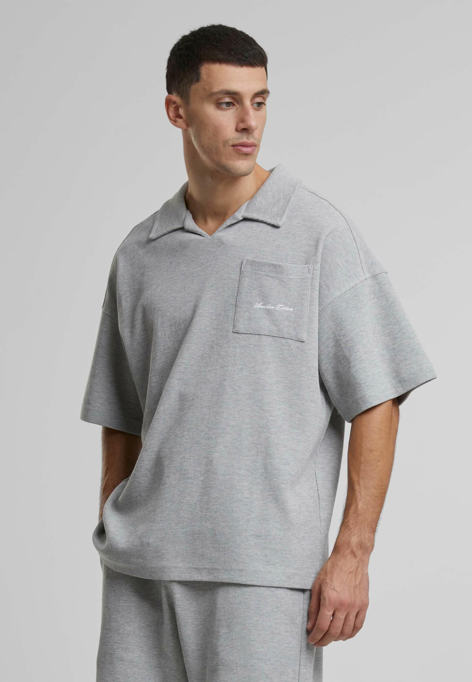 Another Cotton Lab Poloshirt »Another Cotton Lab Another Waffle Oversized Polo Shirt«, (1 tlg.)