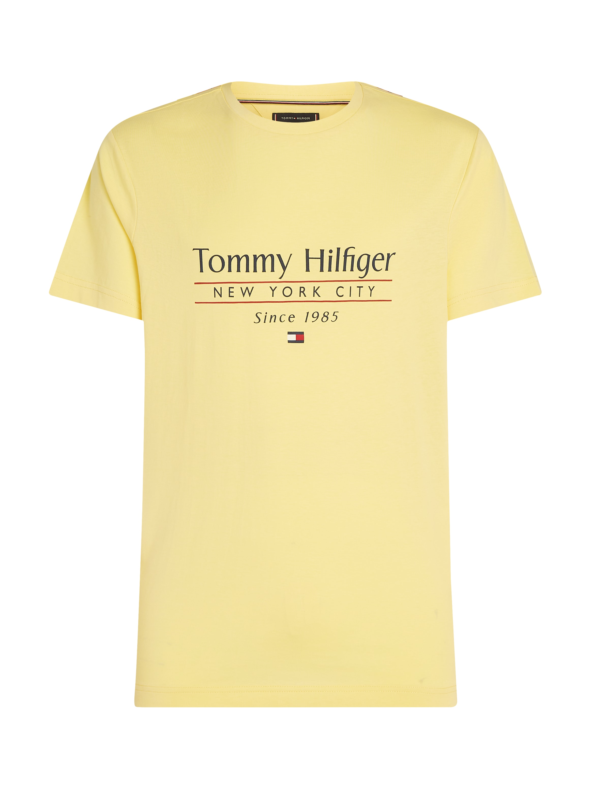 Tommy Hilfiger T-Shirt »HILFIGER CENTER STACK TEE«, mit großem Schriftprint