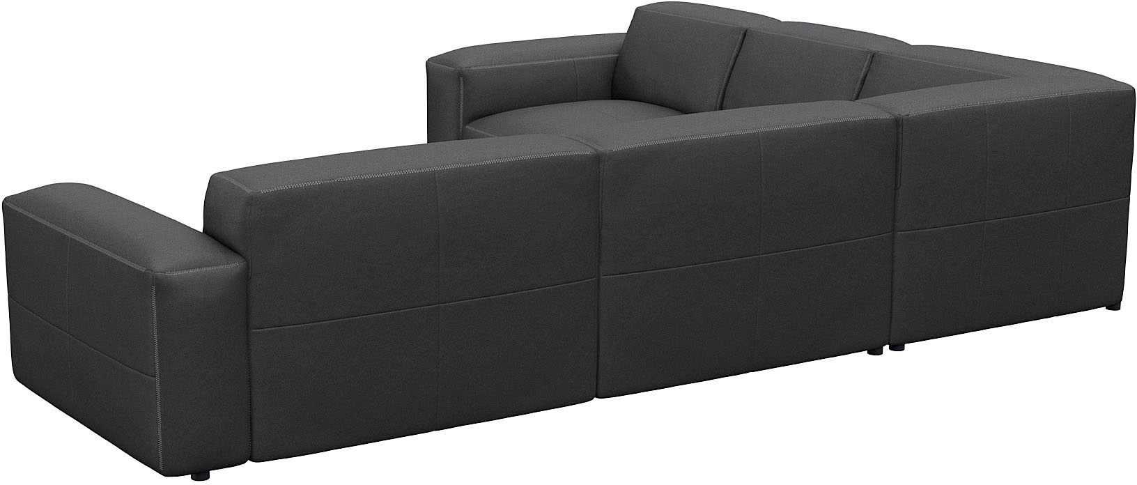 FLEXLUX Ecksofa »Lucera, super bequem durch hochwertigen Sitzaufbau mit Kaltschaum«, modern & anschmiegsam, L-Form, Designsofa