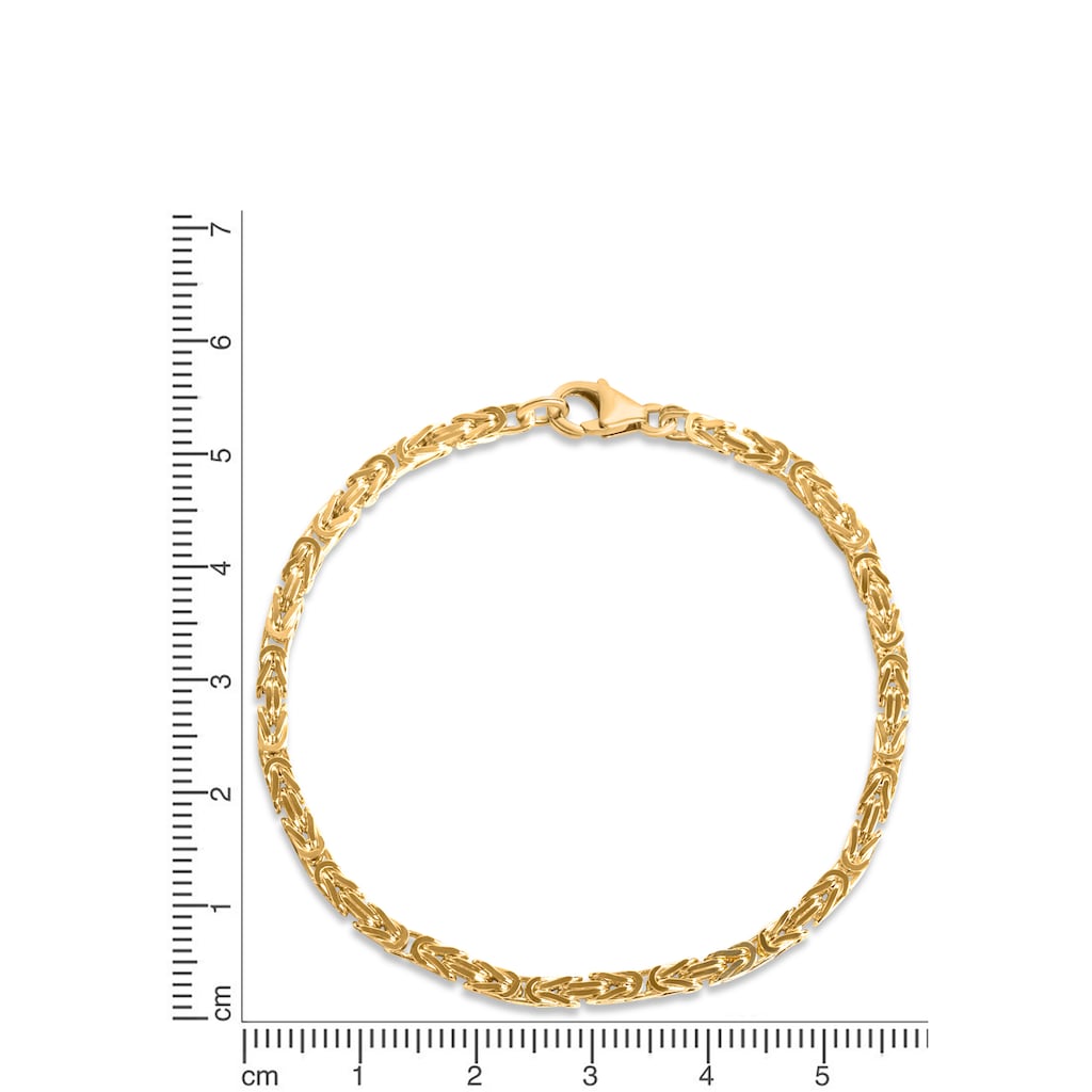 Firetti Königsarmband »Schmuck Geschenk Gold 333 Armschmuck Armkette Goldarmband Königskette«