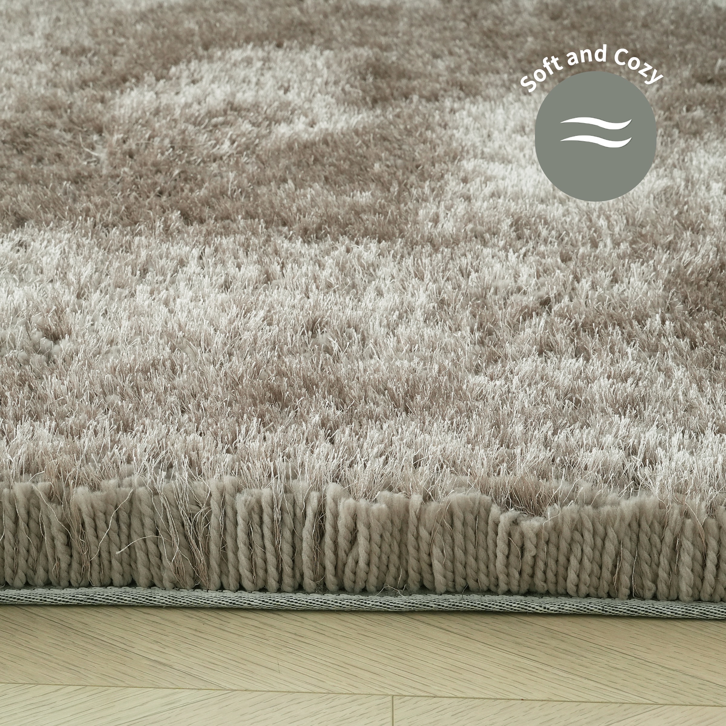 OTTO home Hochflor-Teppich »Micro exclusiv Teppich, sehr hoher Flor, weich durch Mikrofaser« rechteckig 78 mm Höhe sehr weich, flauschig, uni, Wohnzimmer, Schlafzimmer