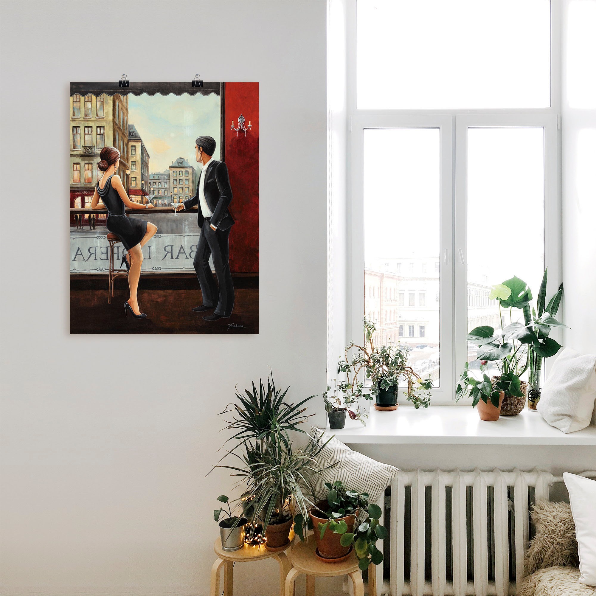 Artland Wandbild »Bar« Bar & Lounges 1 Stk. tlg. als Alubild, Outdoorbild, Leinwandbild, Poster, Wandaufkleber