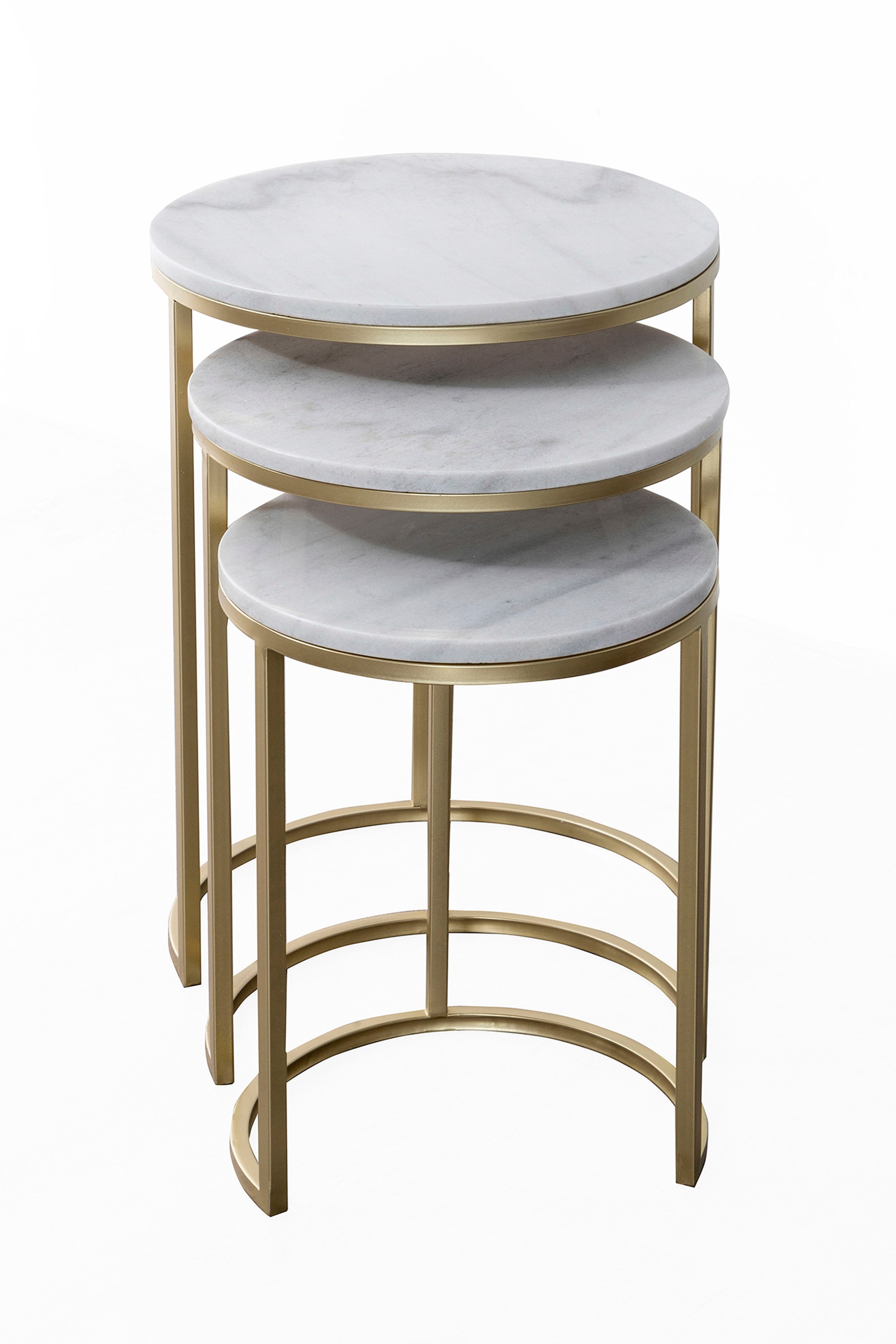 Kayoom Beistelltisch »Tria 125 3er-Set, faszinierend und auflockernd«, (Set, 3 St.), Beistelltisch-Set, zeitloses Design, hochwertige Verarbeitung