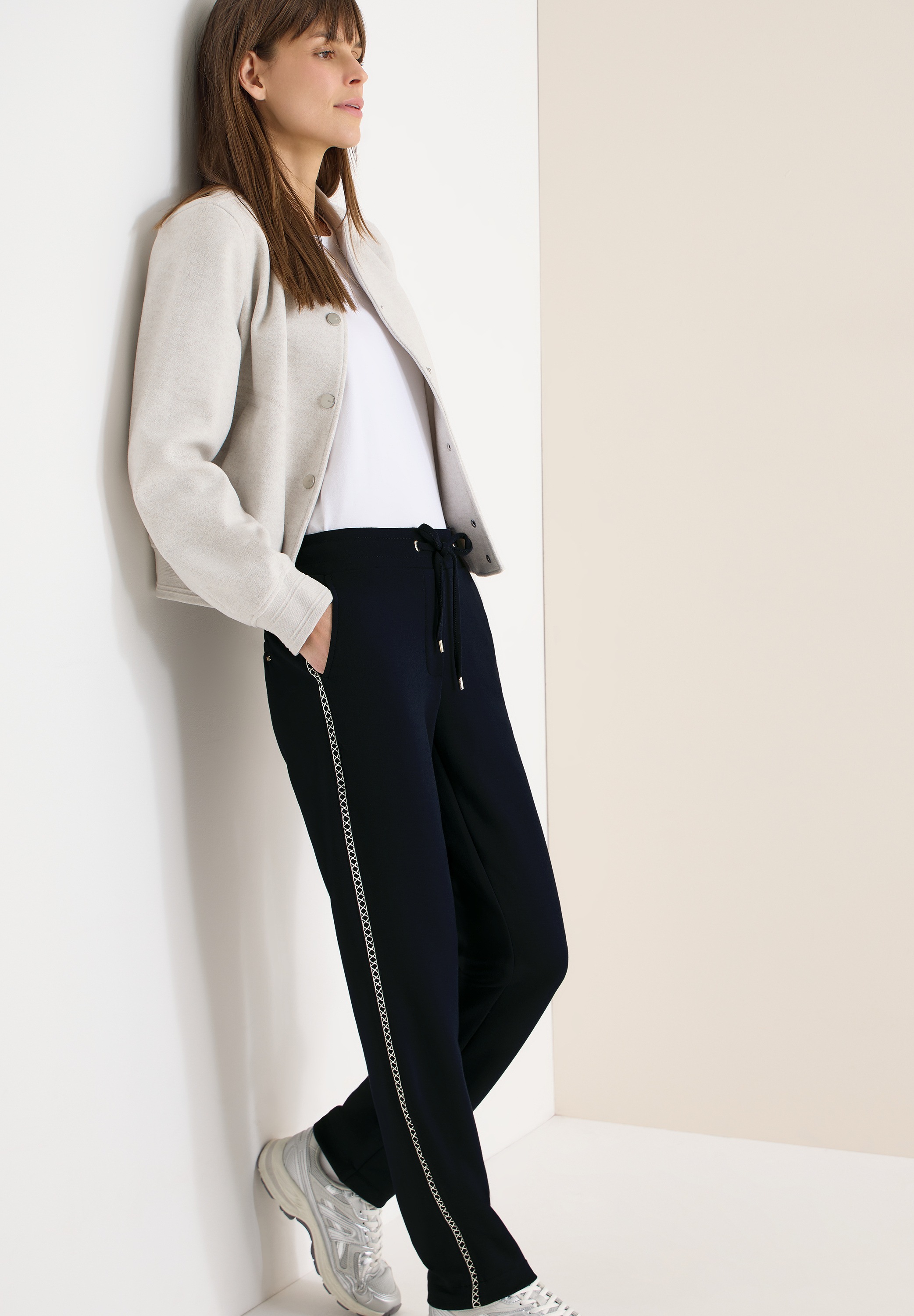 Cecil Stoffhose Middle Waist günstig online kaufen